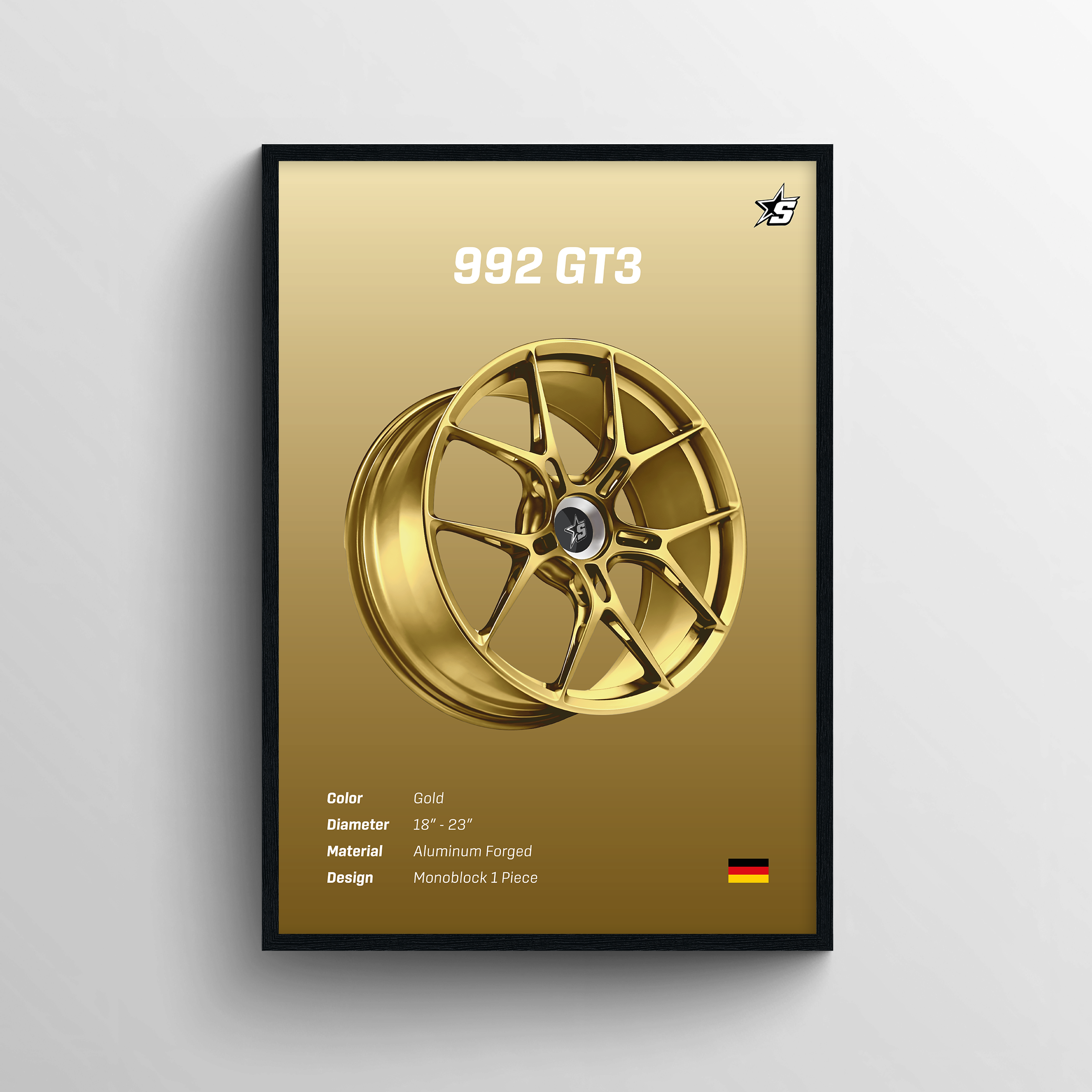 PORSCHE 992 GT3 Gold