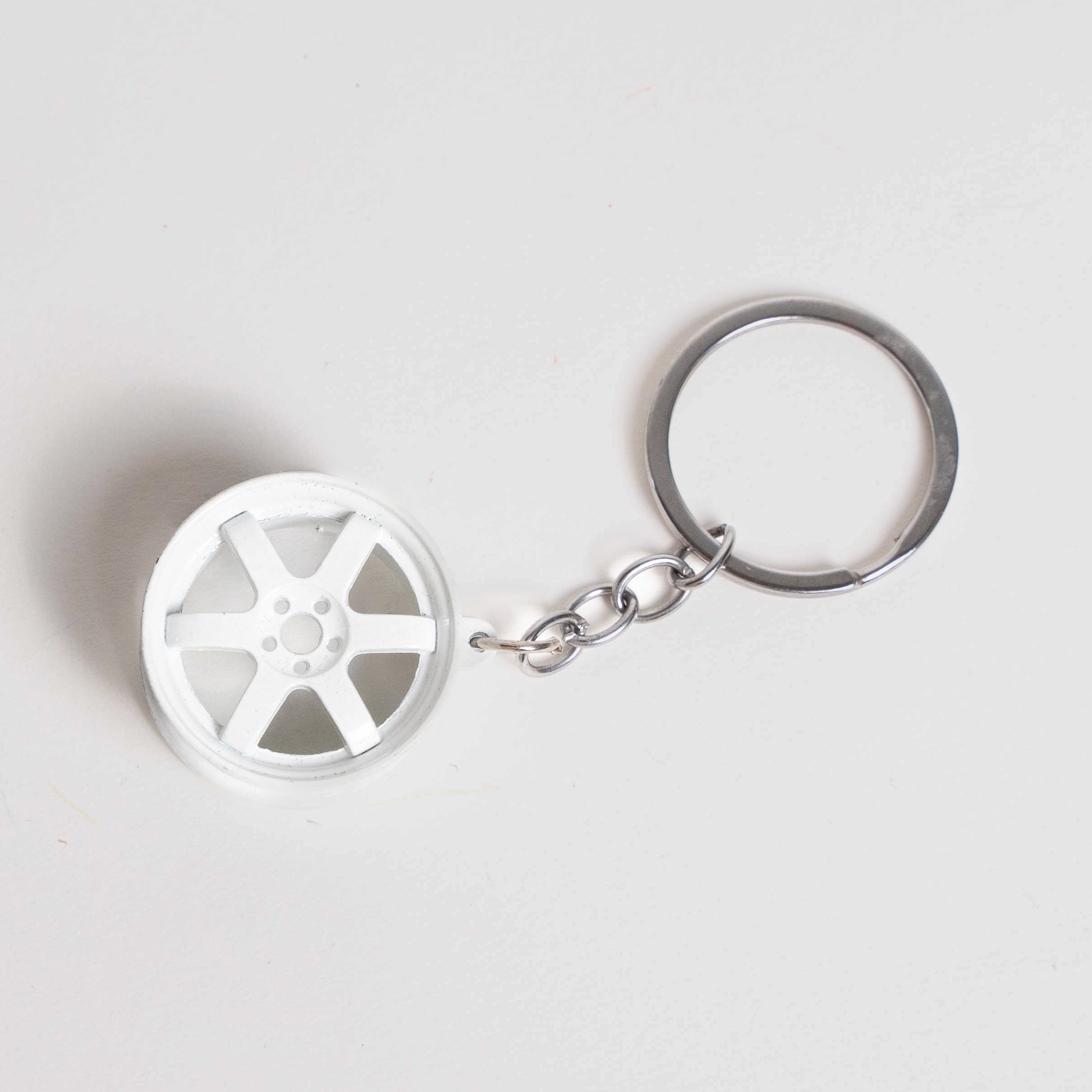 Volk Racing | Snow White Keychain