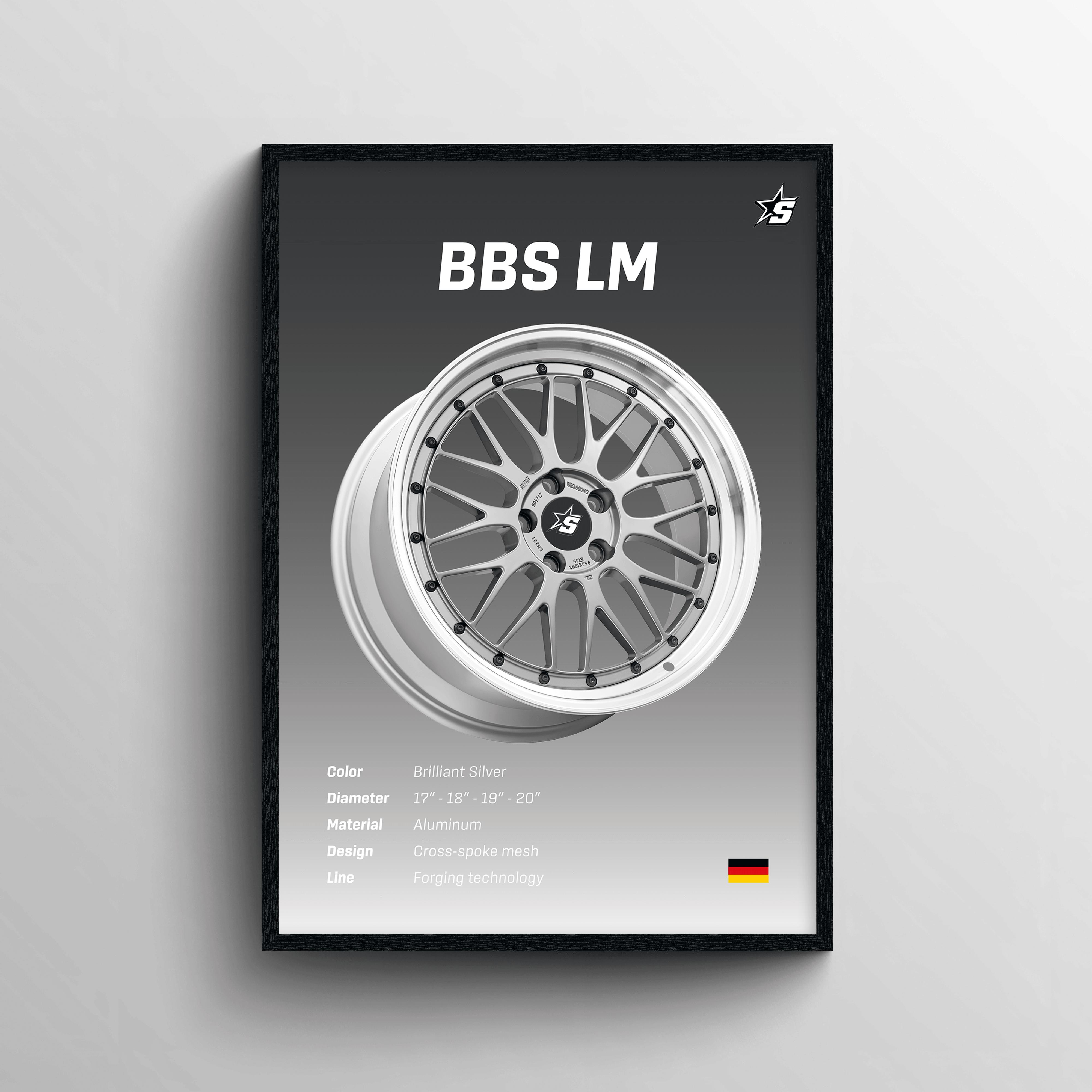 BBS LM DIAMOND SILVER