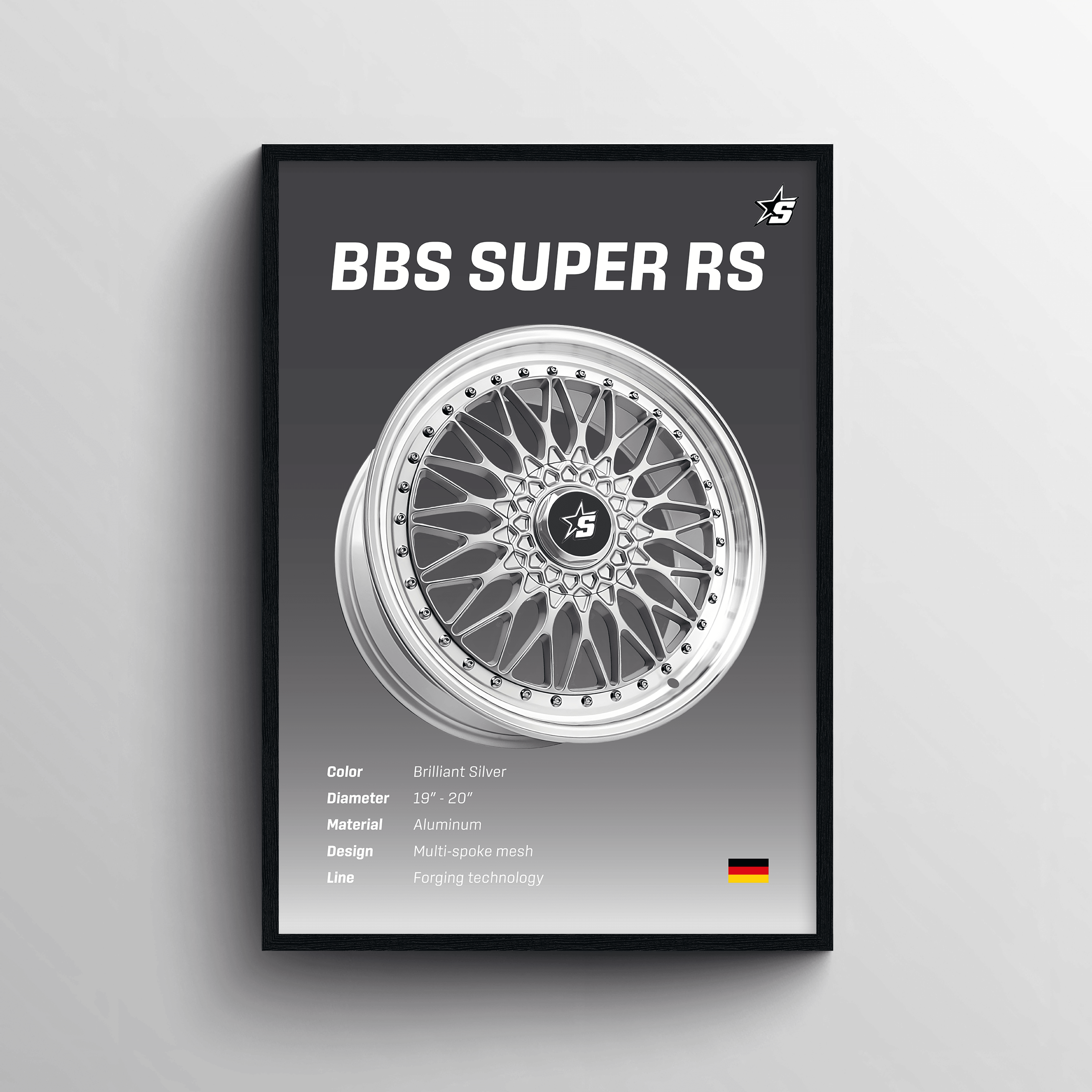 BBS SUPER RS SILVER