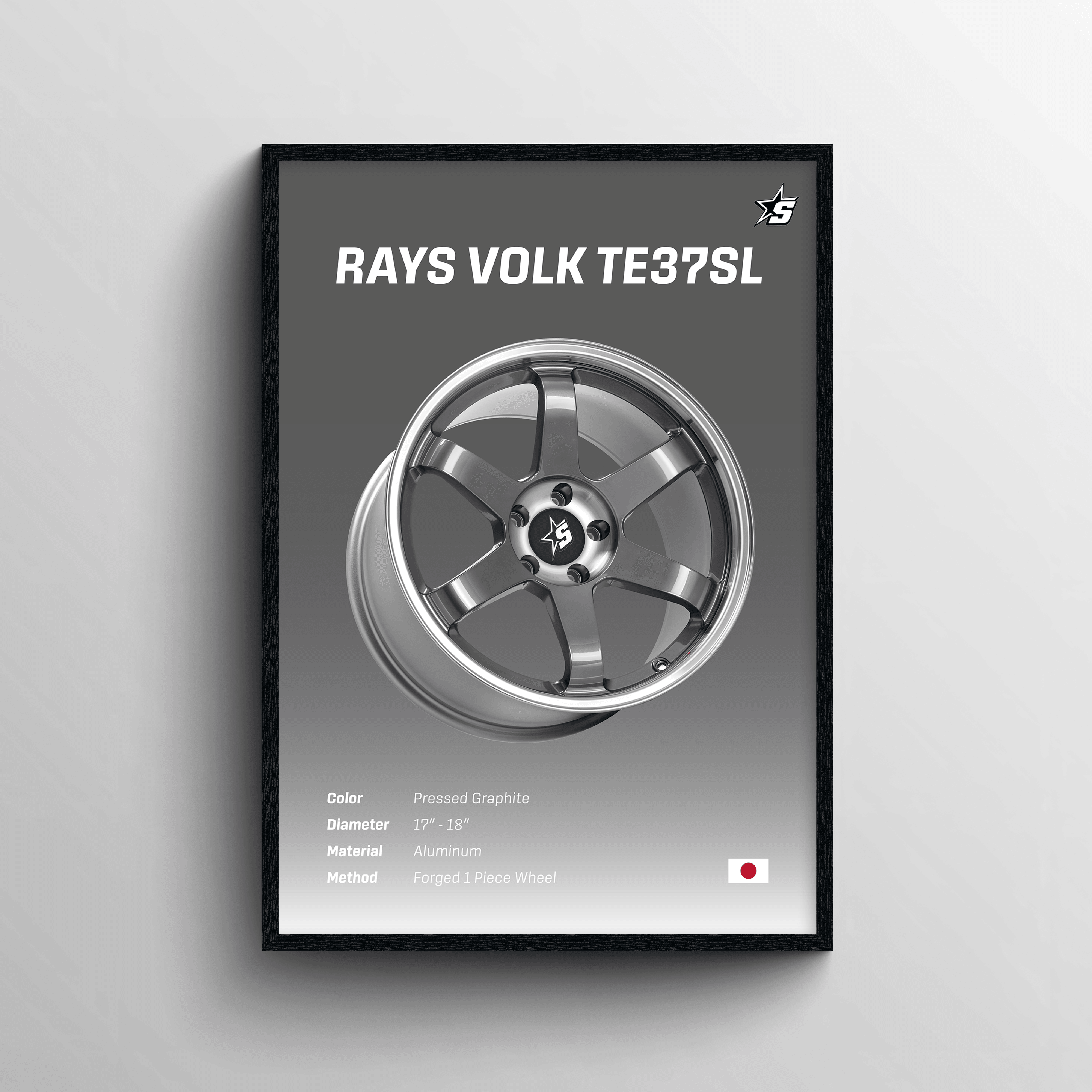 VOLK RACING TE37 GRAPHITE