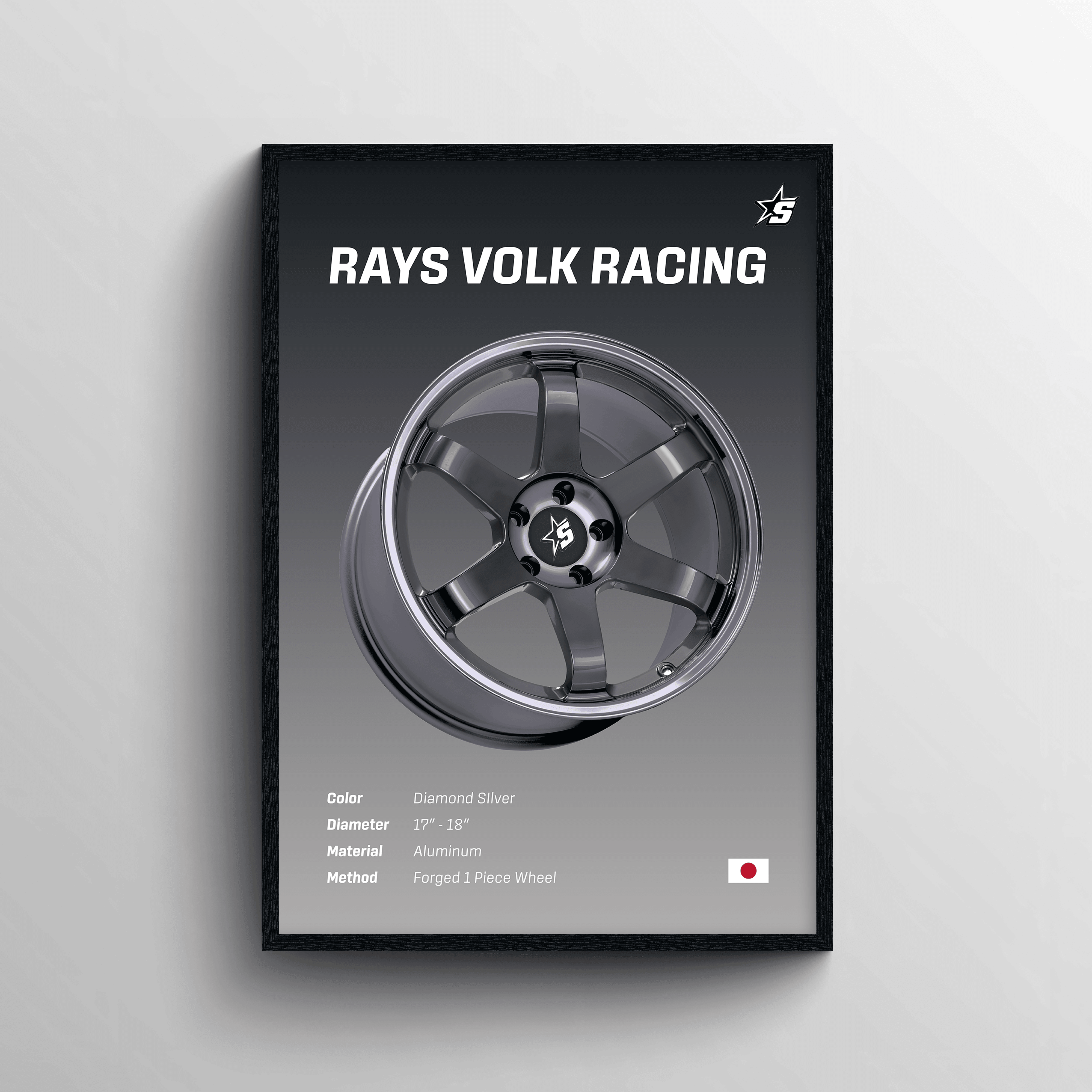 VOLK RACING DIAMOND SILVER