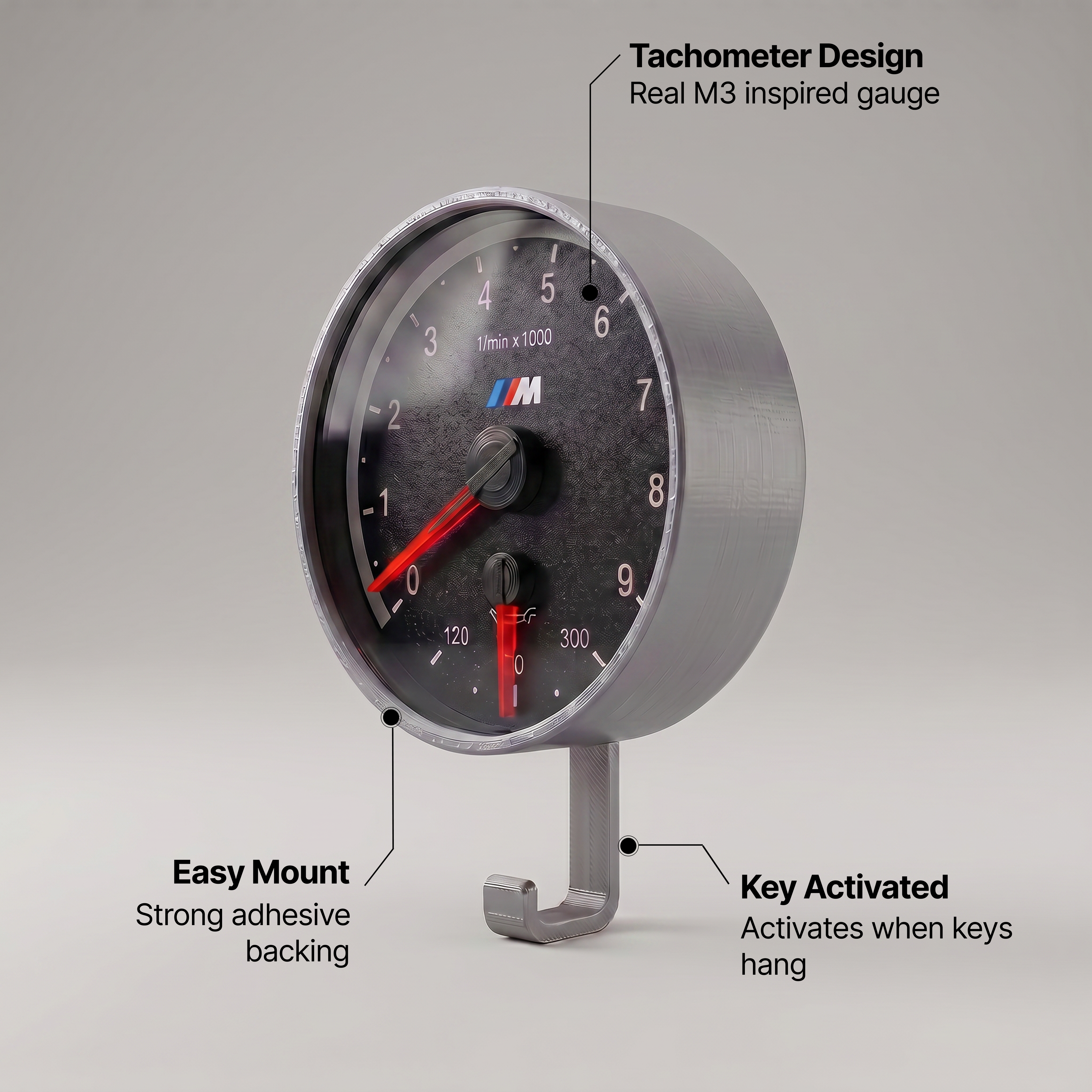 M3 Tachometer Key Hook