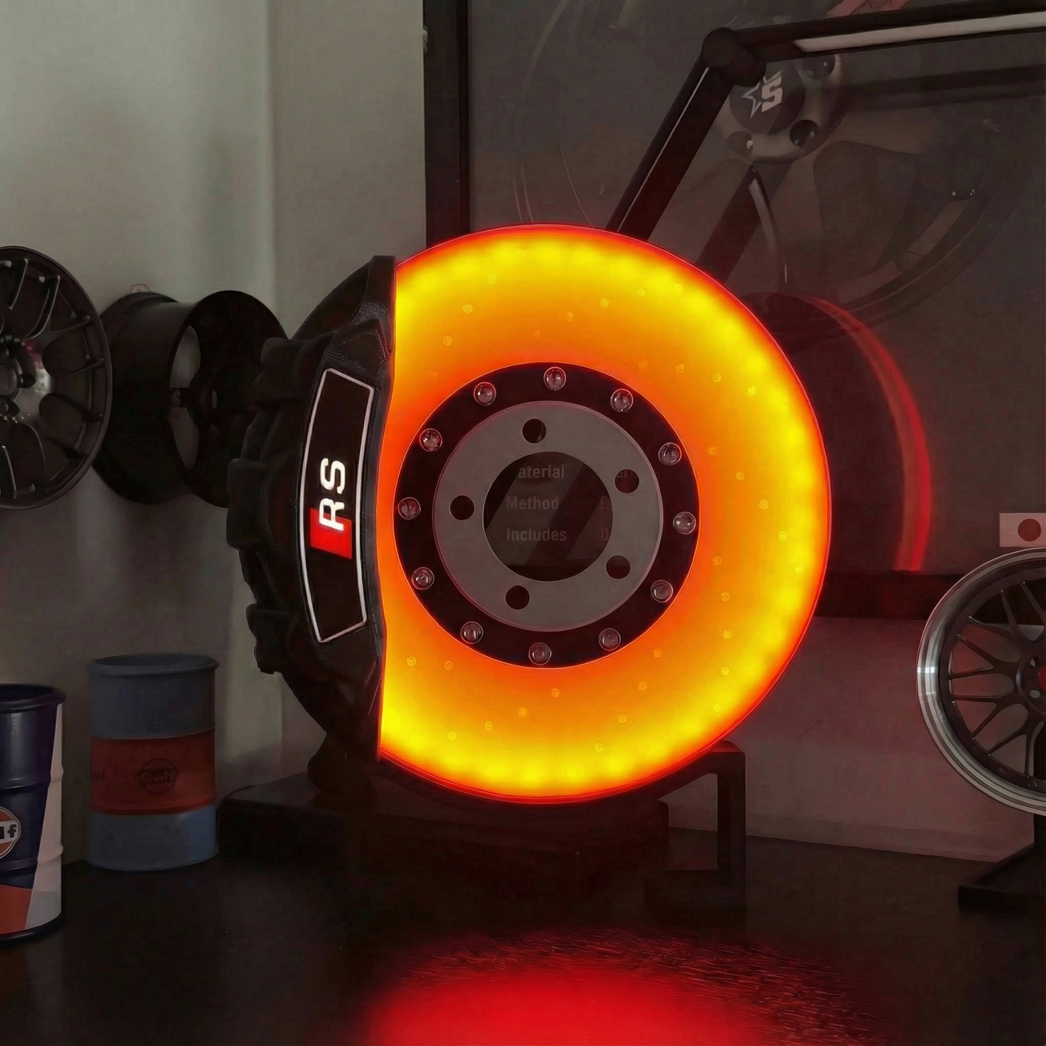 BrakeGlow Disc Lamp™ — High-Performance Brake Disc Ambient Lamp