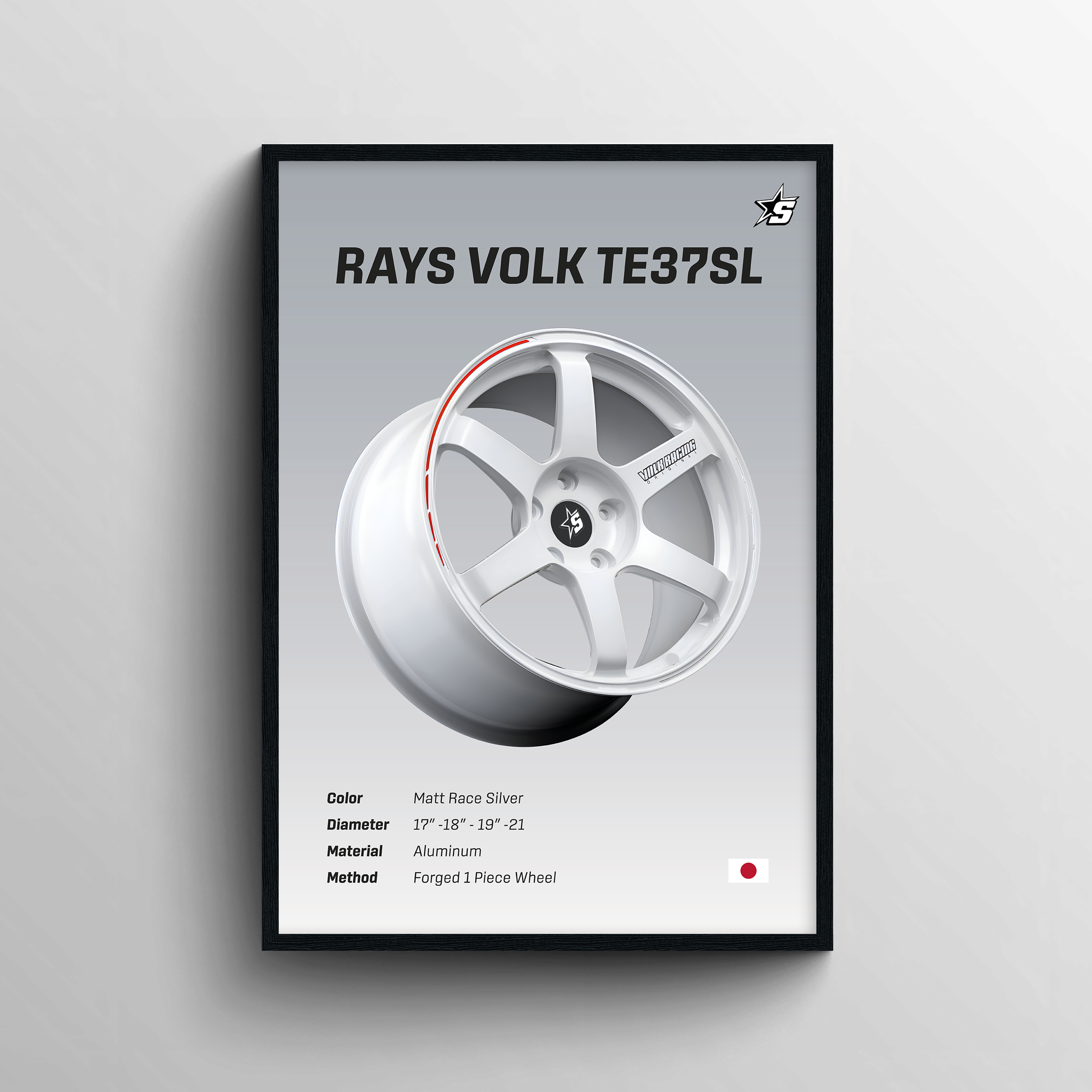 VOLK TE37 WHITE