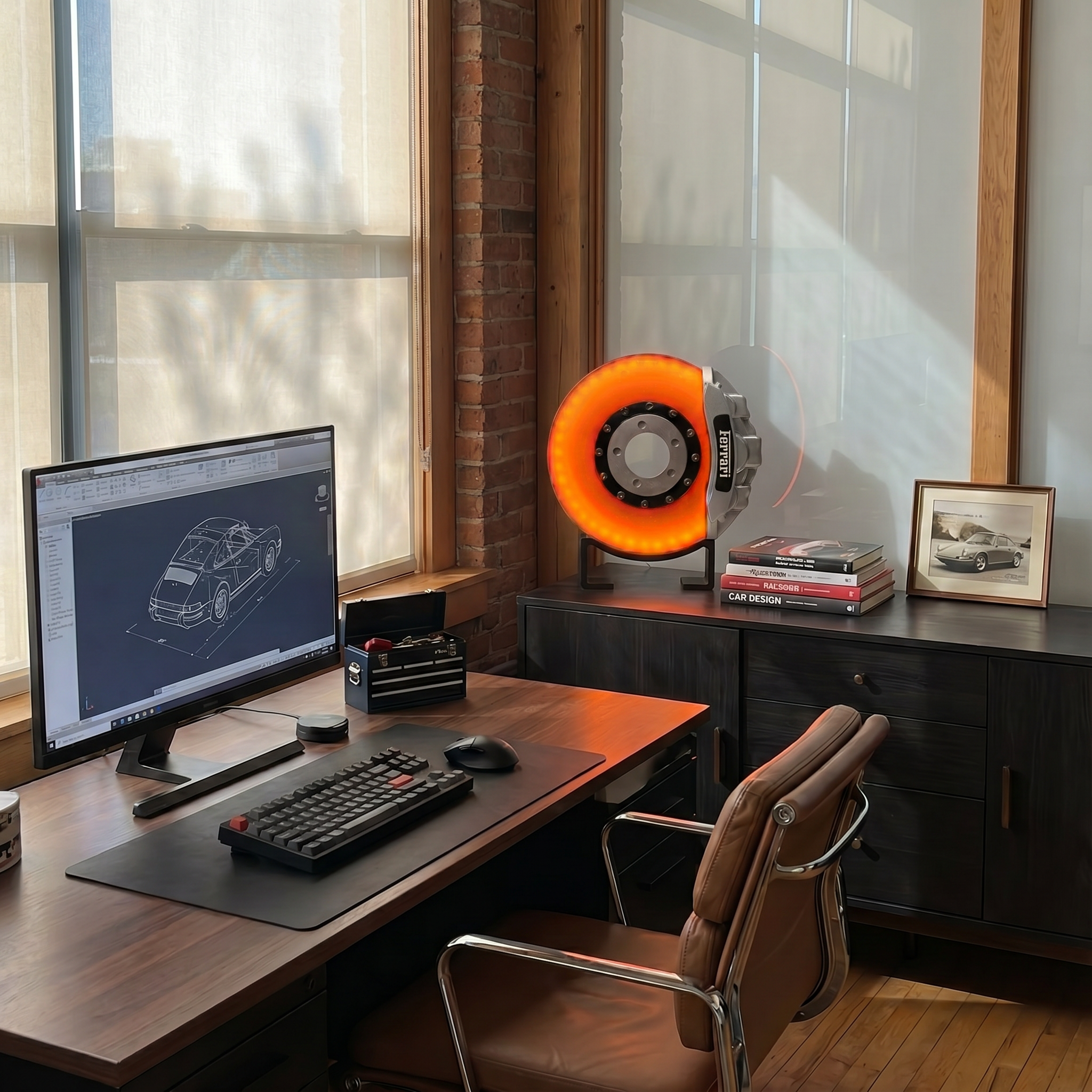 Brake Disc Lamp™ | Ferrari Edition