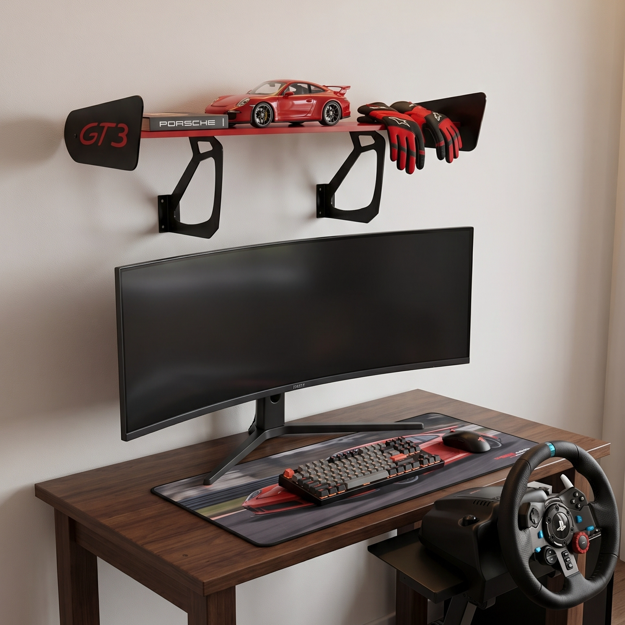 Spoiler Shelf GT3 RS Red Blade