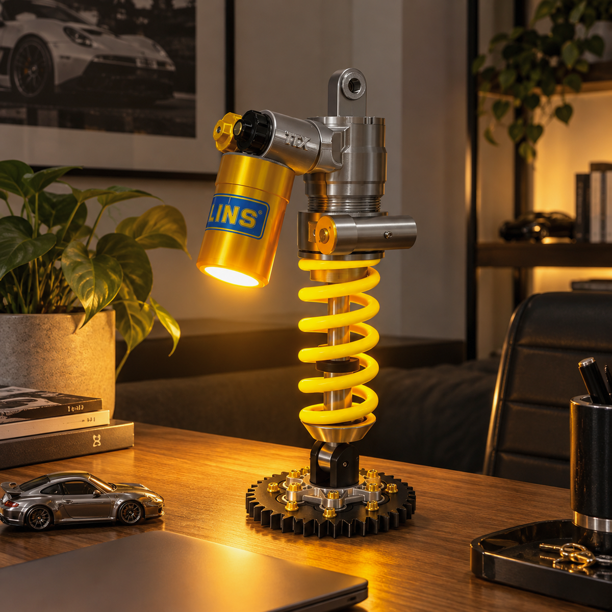 Industrial Style LED Desk Lamp