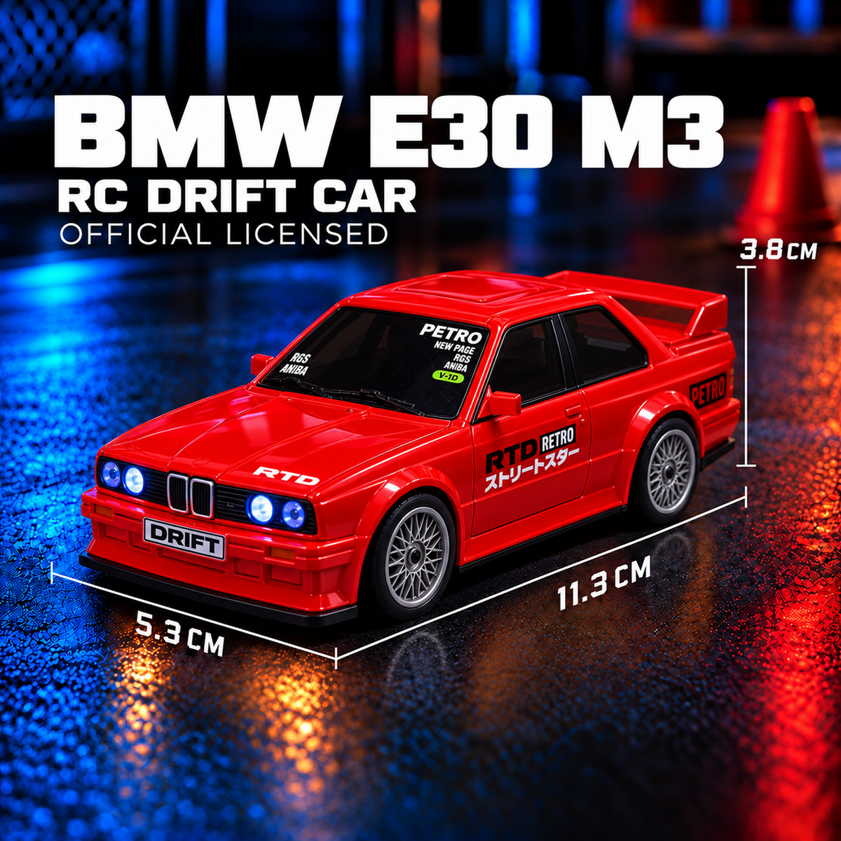 BMW E30 M3 4WD RC Drift Car