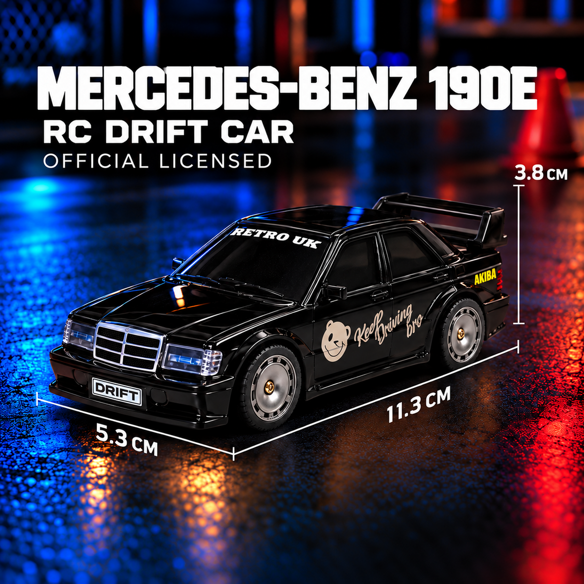 Mercedes-Benz 190E 4WD RC Drift Car