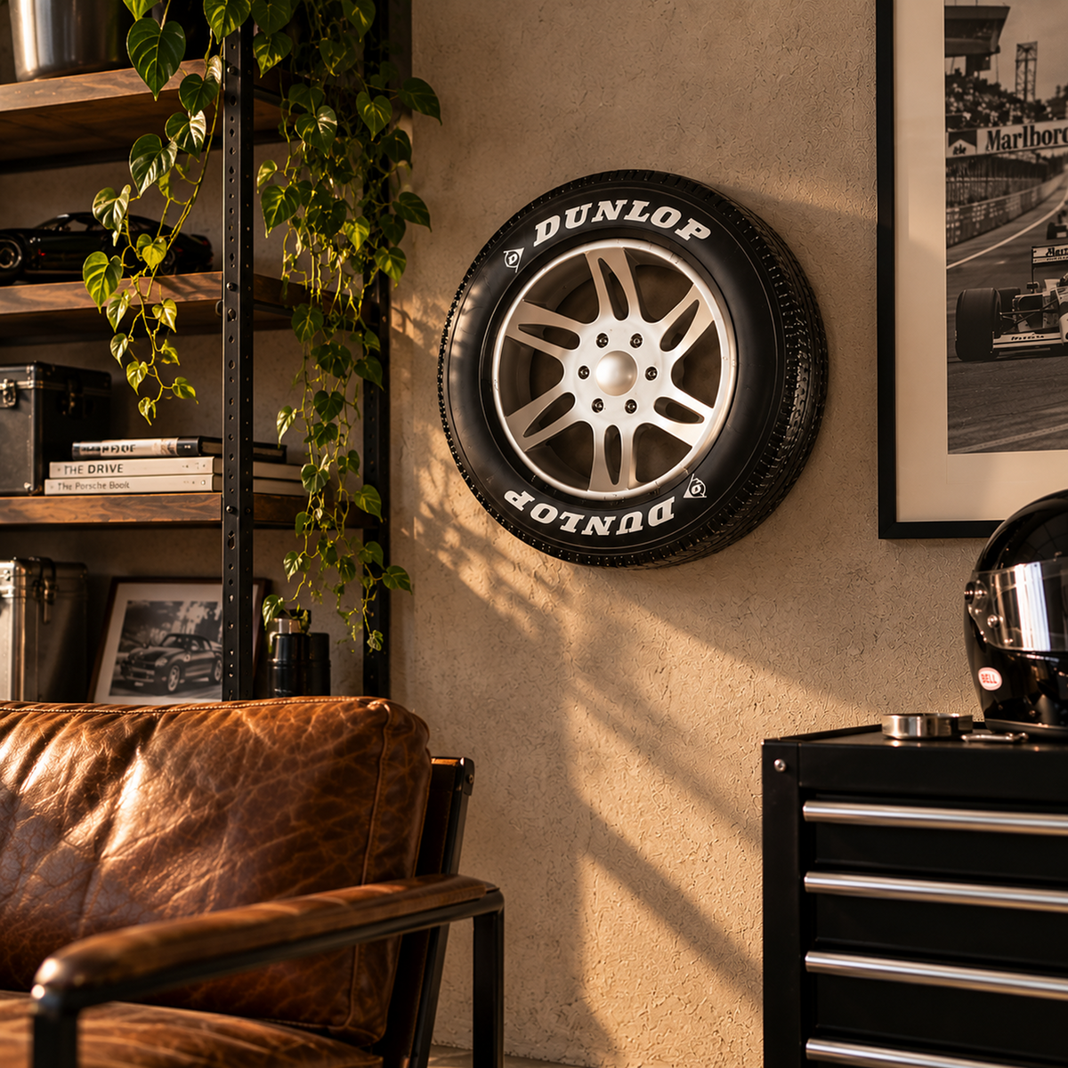 Dunlop Heritage Wheel Wall Decor