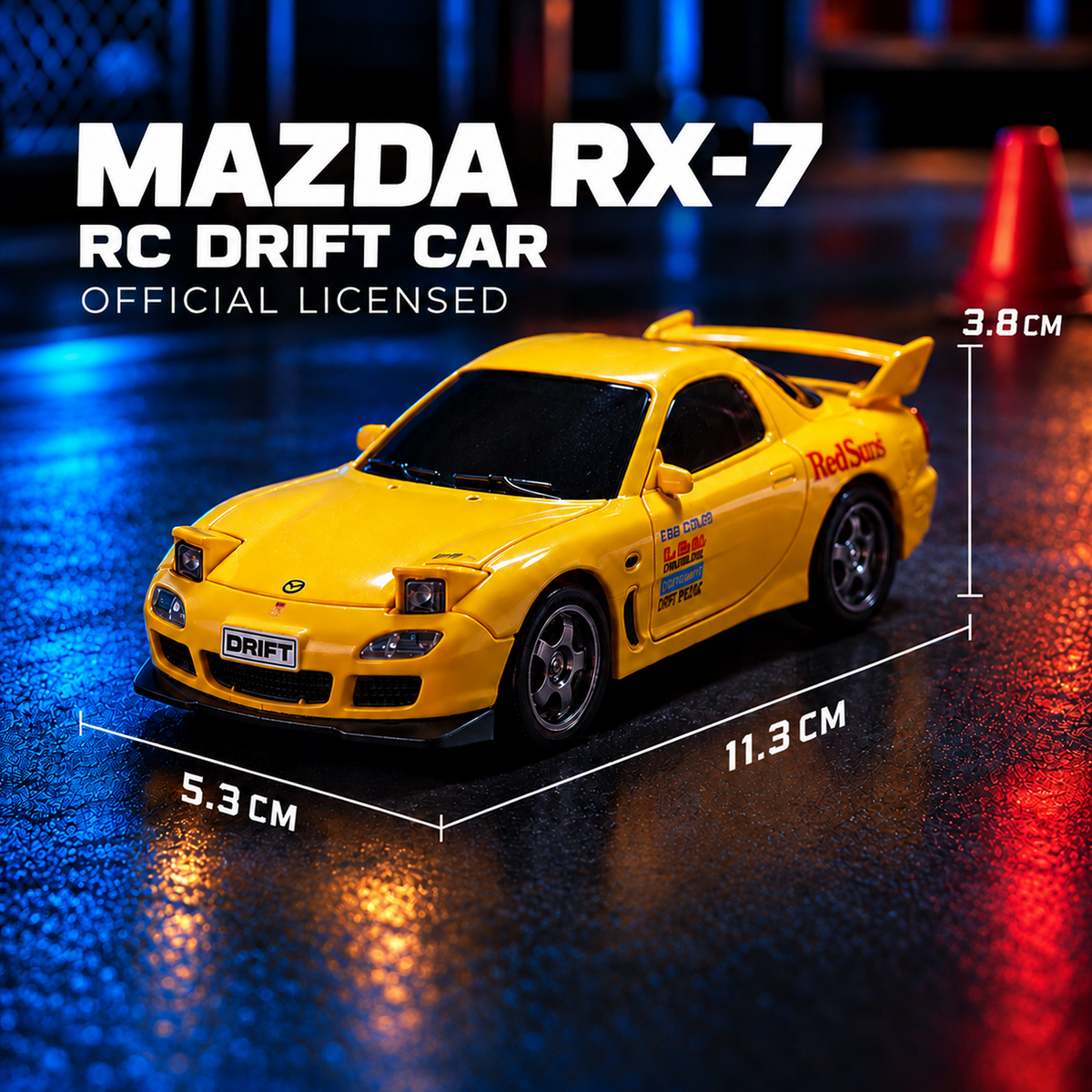 Mazda RX-7 4WD RC Drift Car