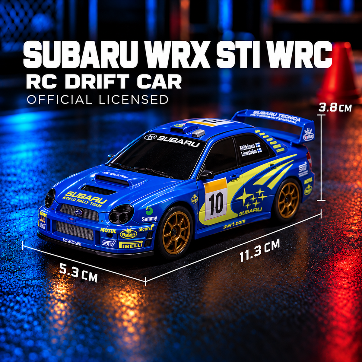 Subaru WRX STI WRC 4WD RC Drift Car