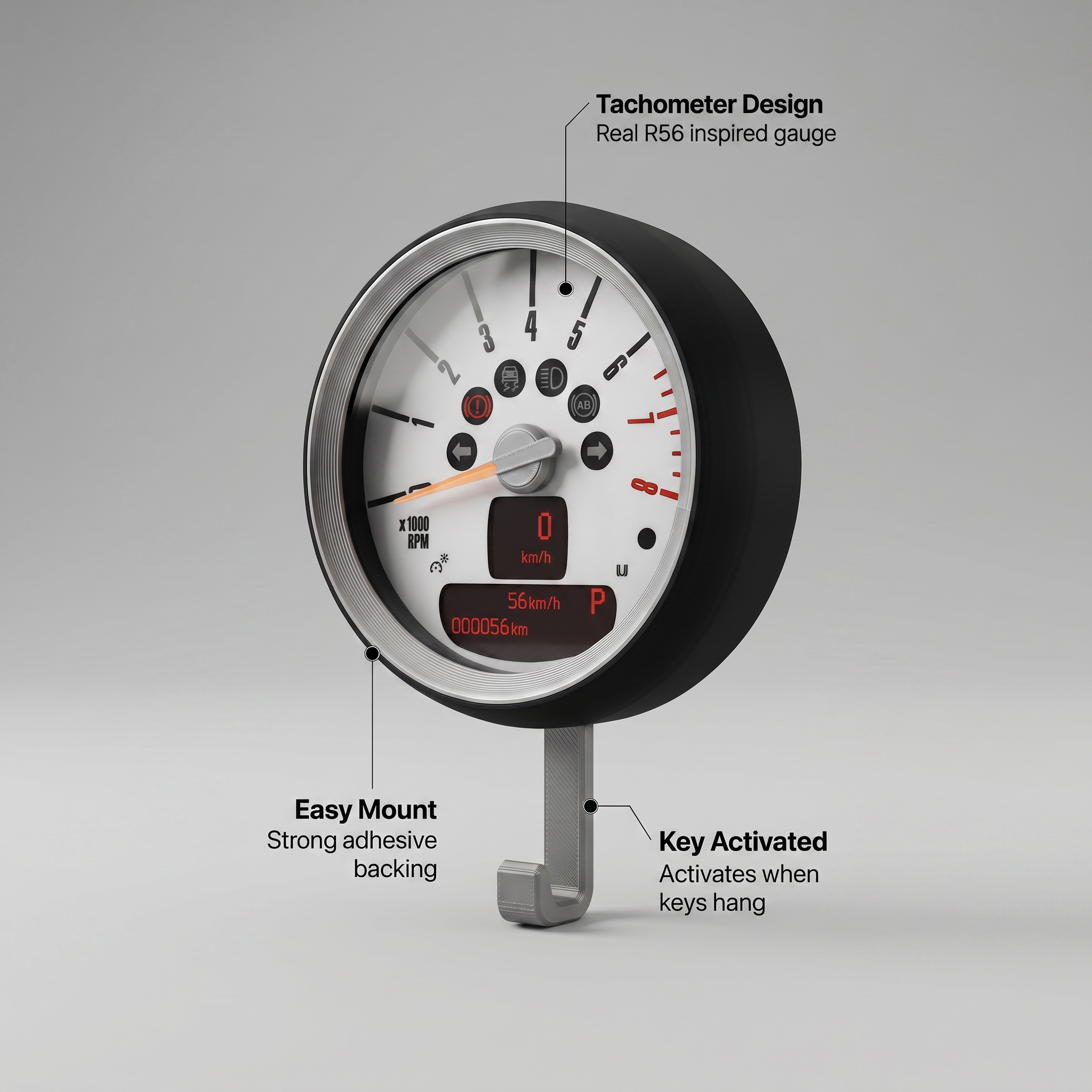 R56 Tachometer Key Hook