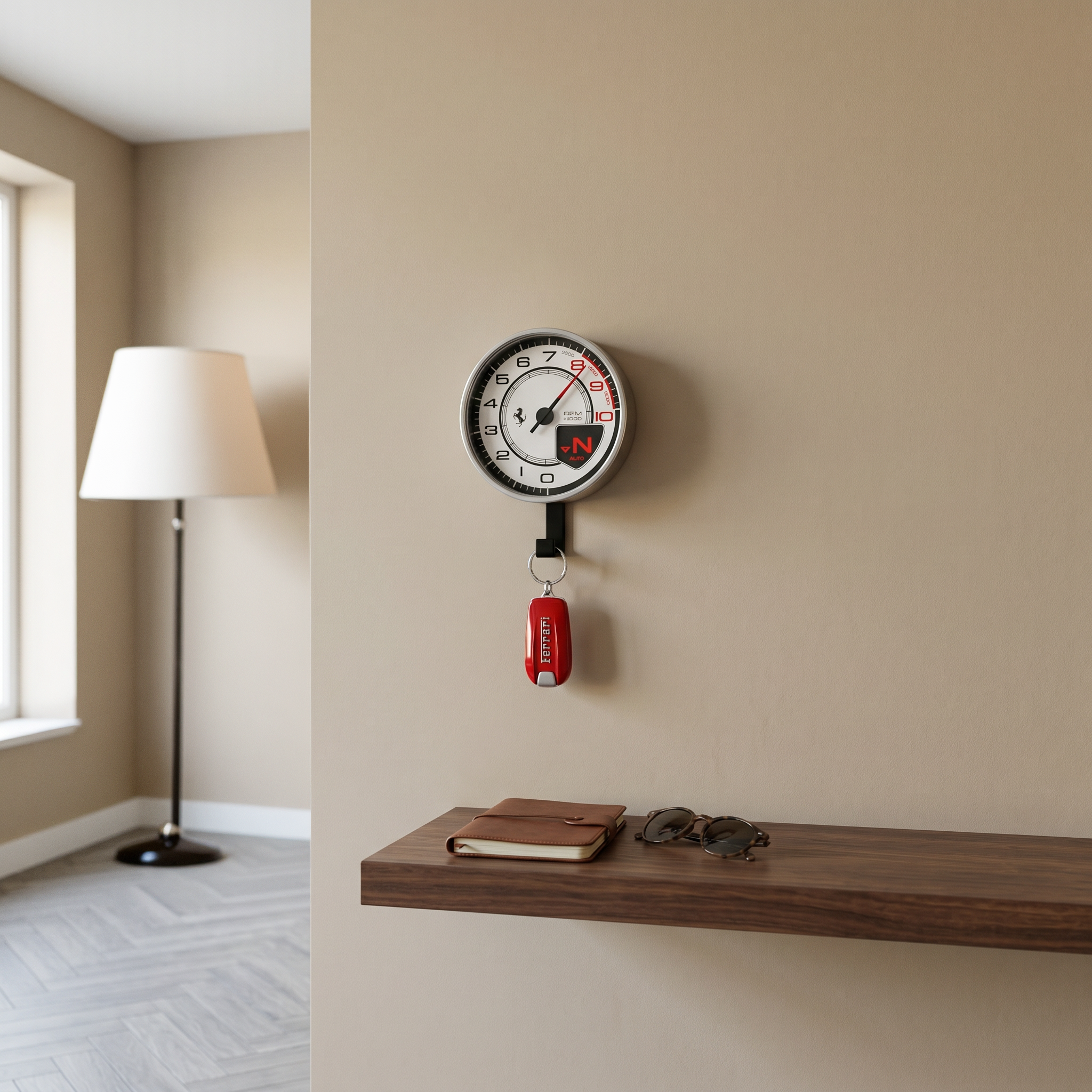 488 Pista Tachometer Key Hook