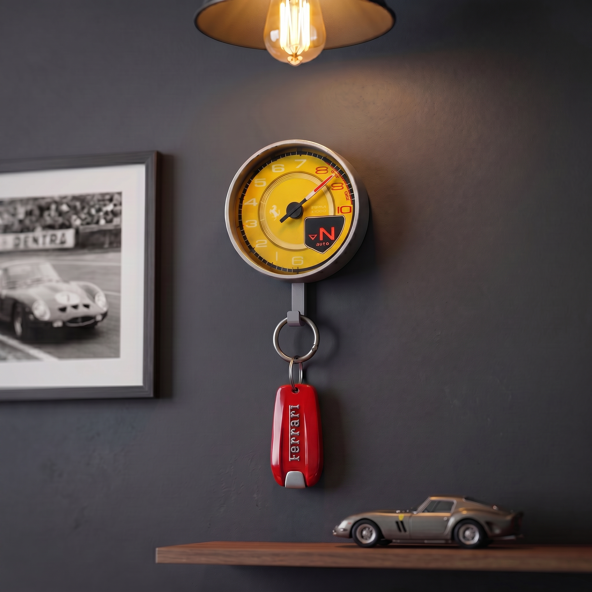 488 Pista Tachometer Key Hook