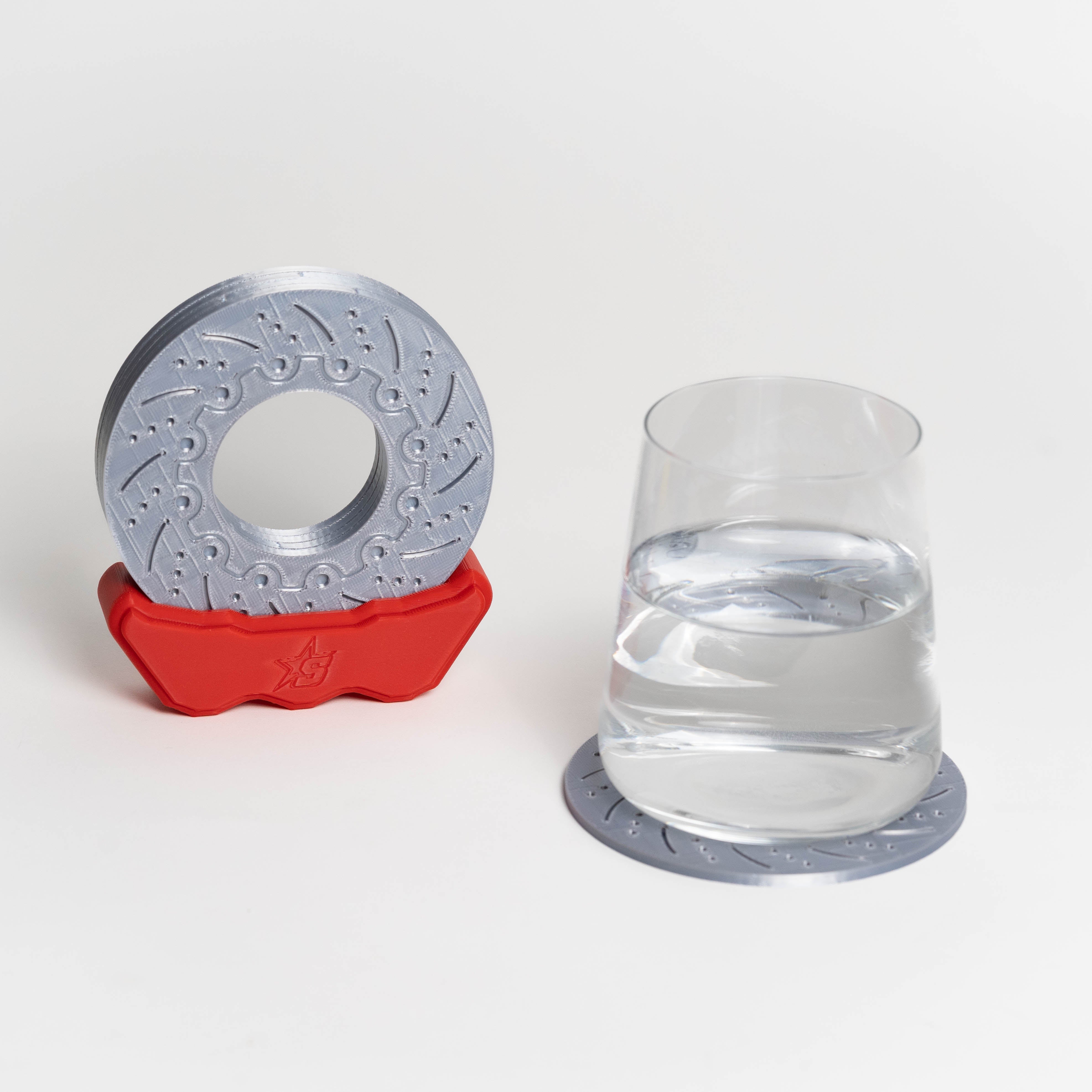 Caliper Coaster Set | Formula Red