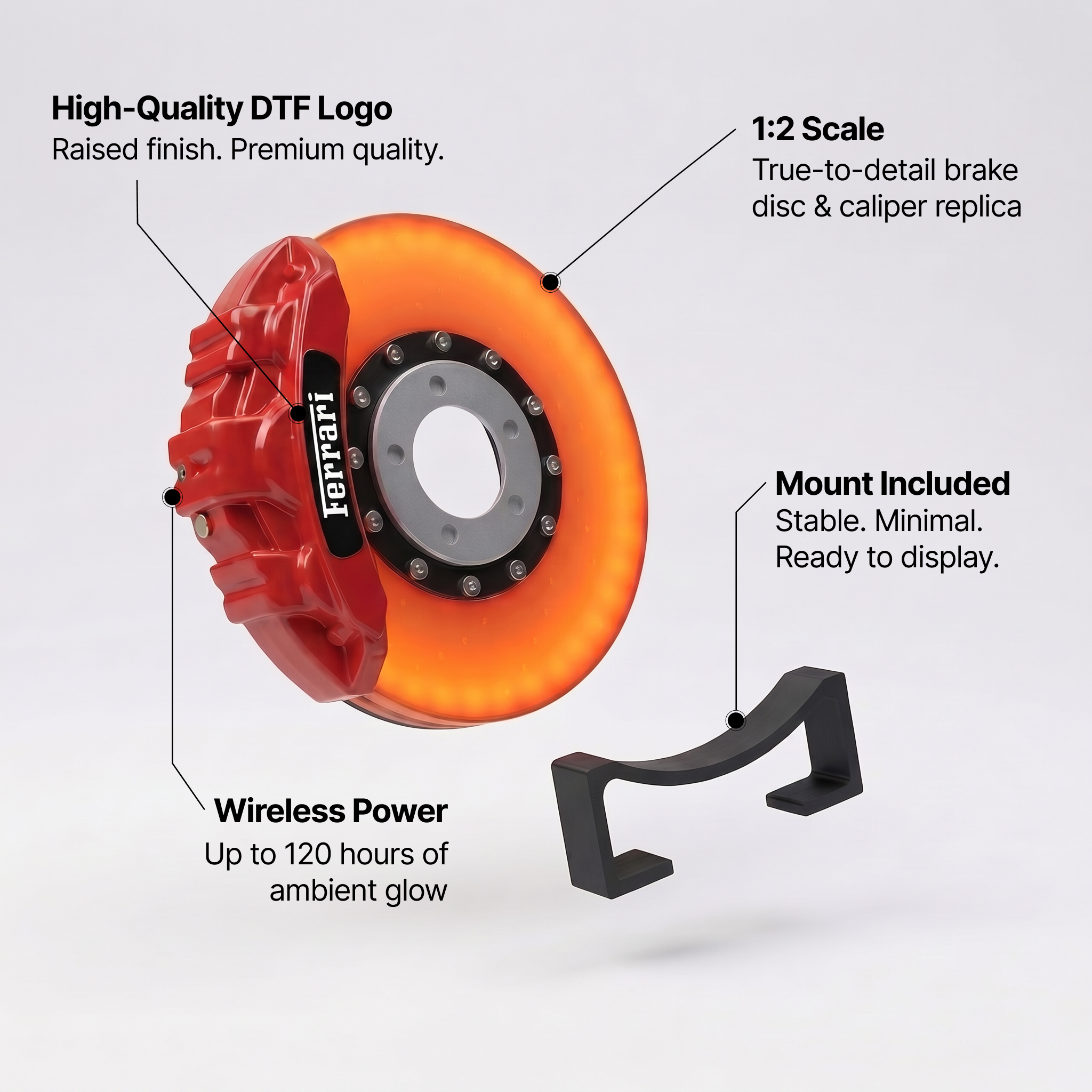 Brake Disc Lamp™ | Ferrari Edition