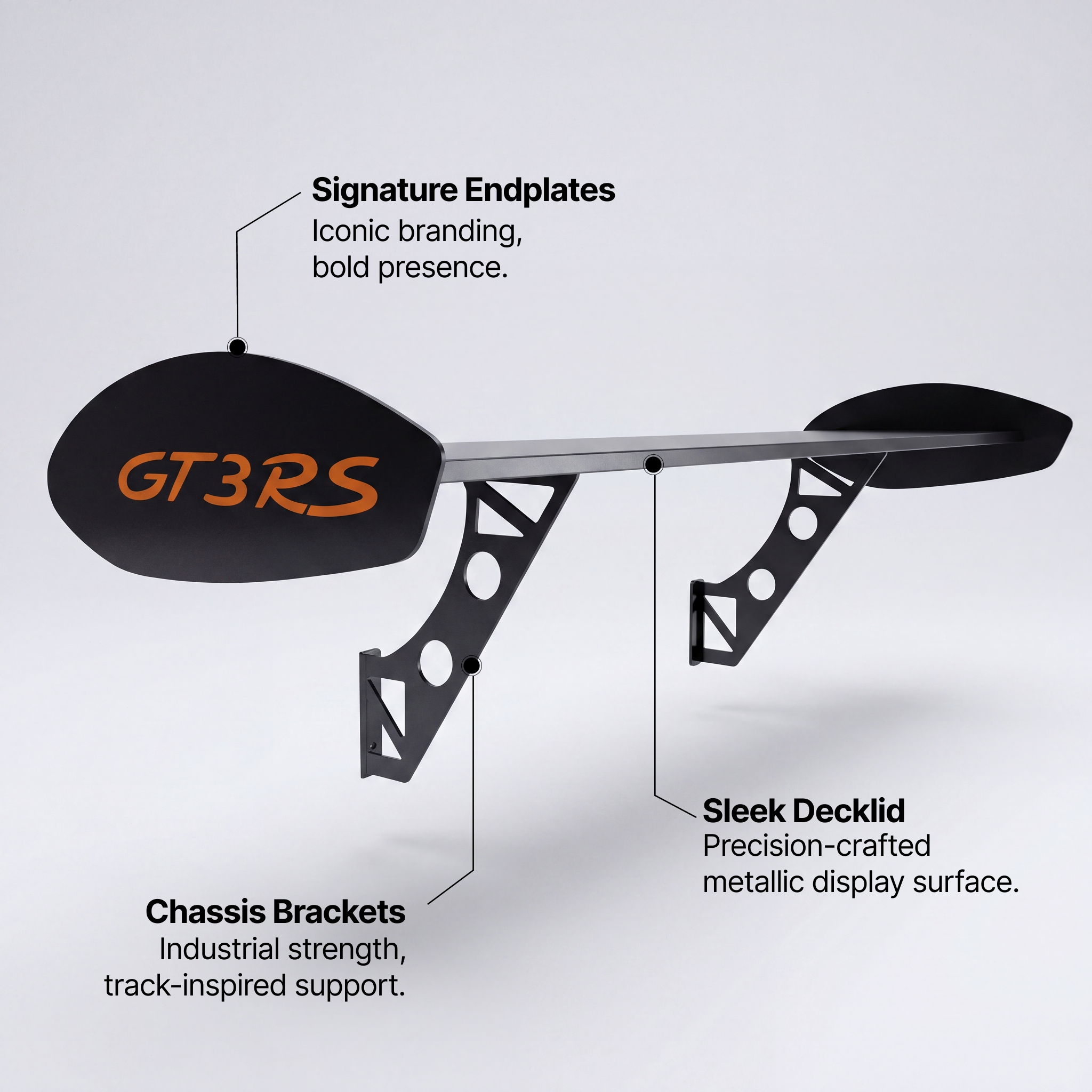 Spoiler Shelf GT3 RS Regular Black