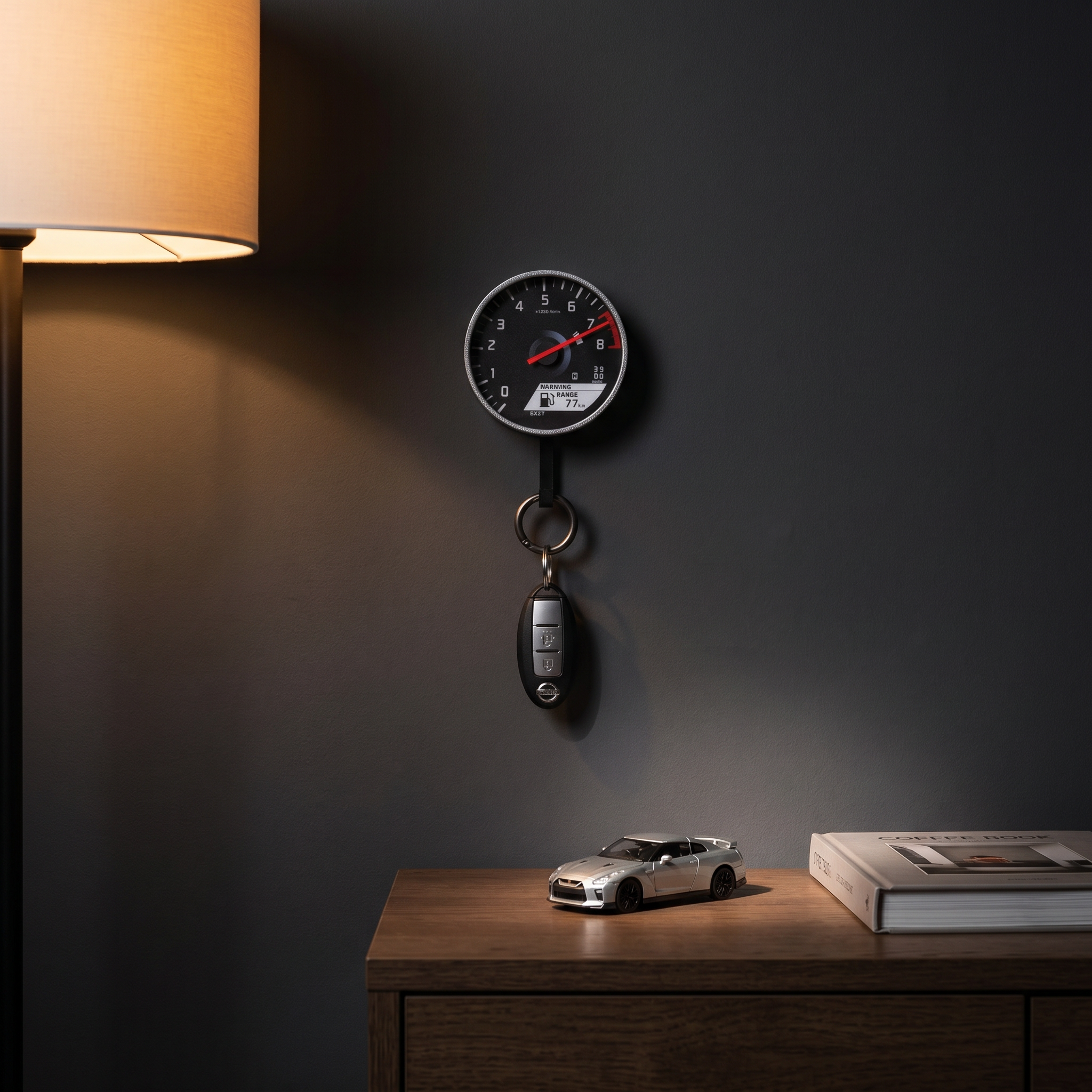 GTR Tachometer Key Hook