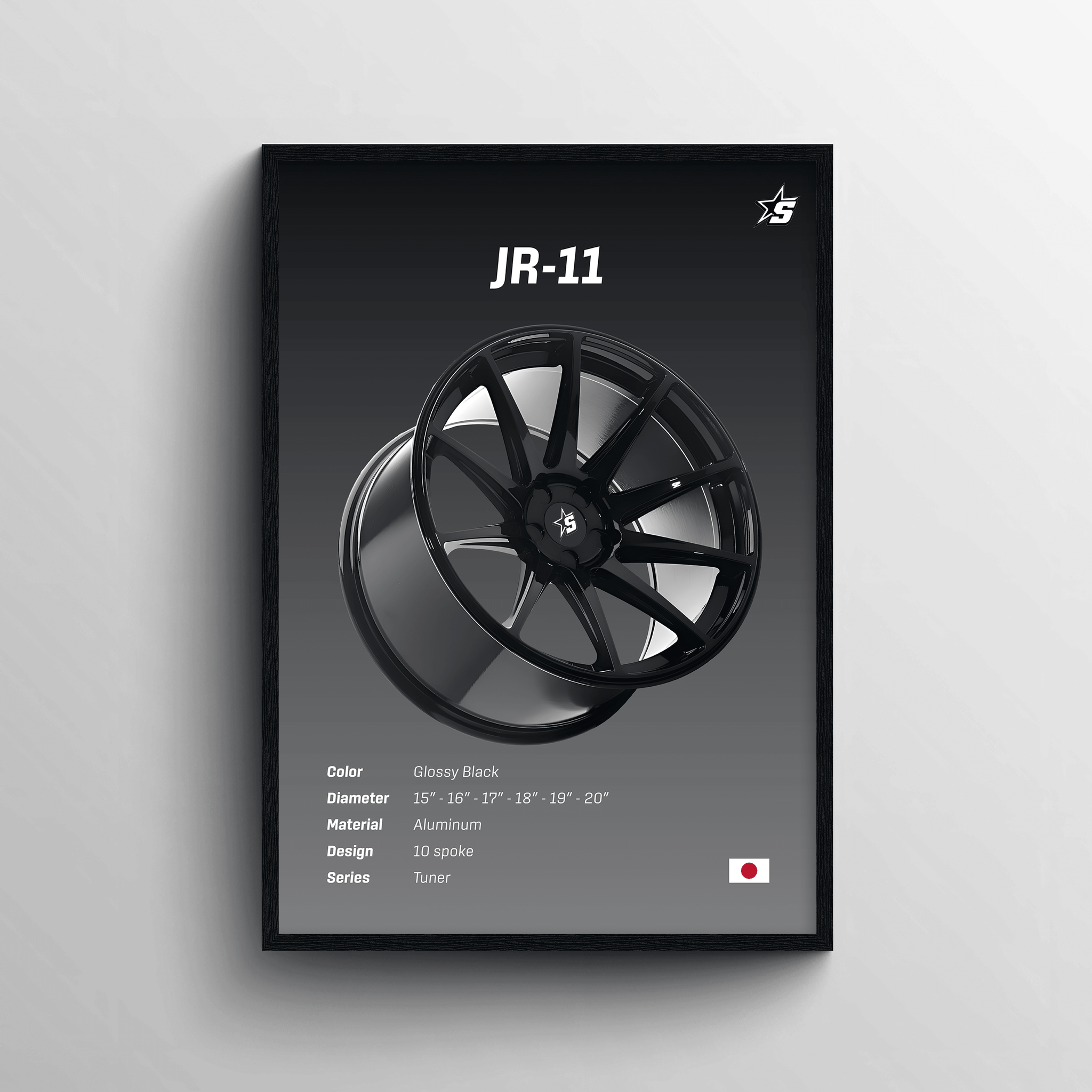 JAPAN RACING JR11 BLACK