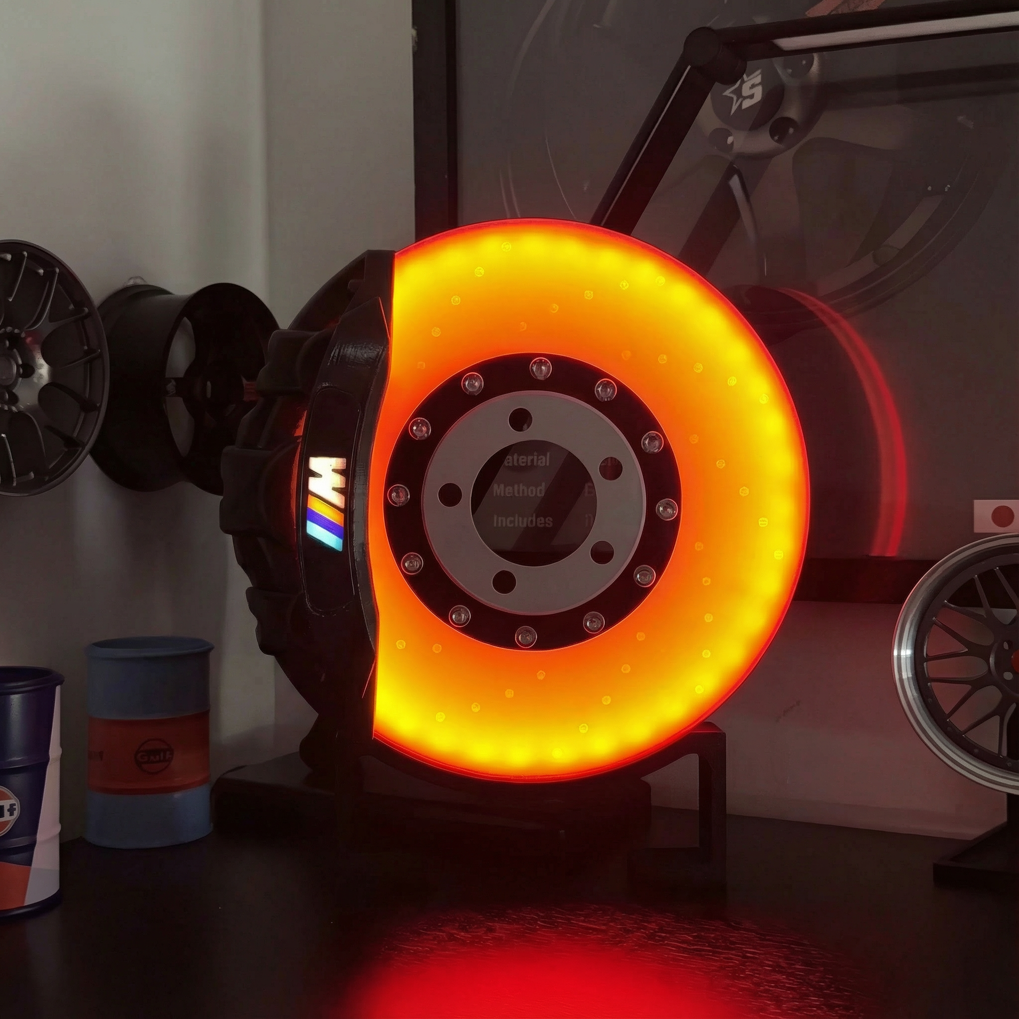 BrakeGlow Disc Lamp™ — High-Performance Brake Disc Ambient Lamp