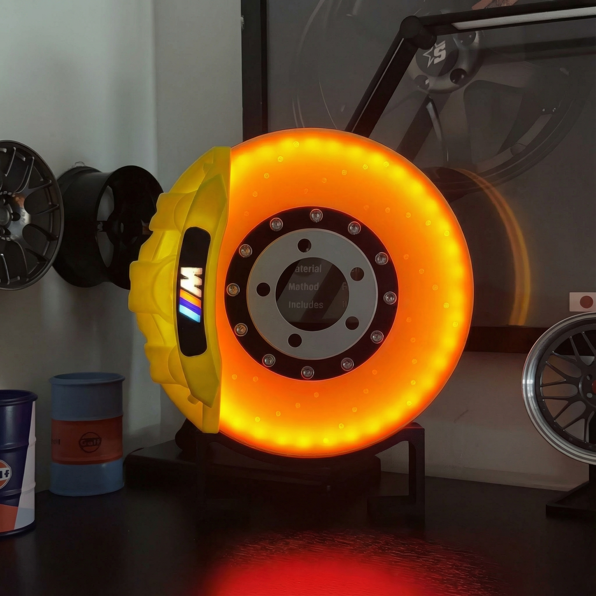 BrakeGlow Disc Lamp™ — High-Performance Brake Disc Ambient Lamp