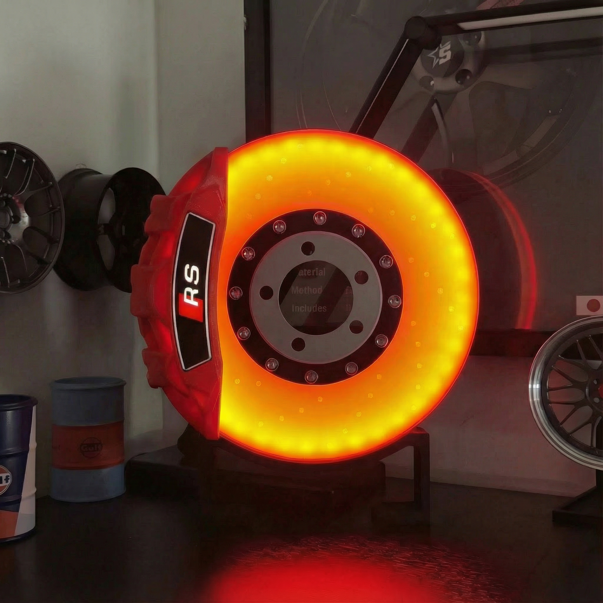 BrakeGlow Disc Lamp™ — High-Performance Brake Disc Ambient Lamp