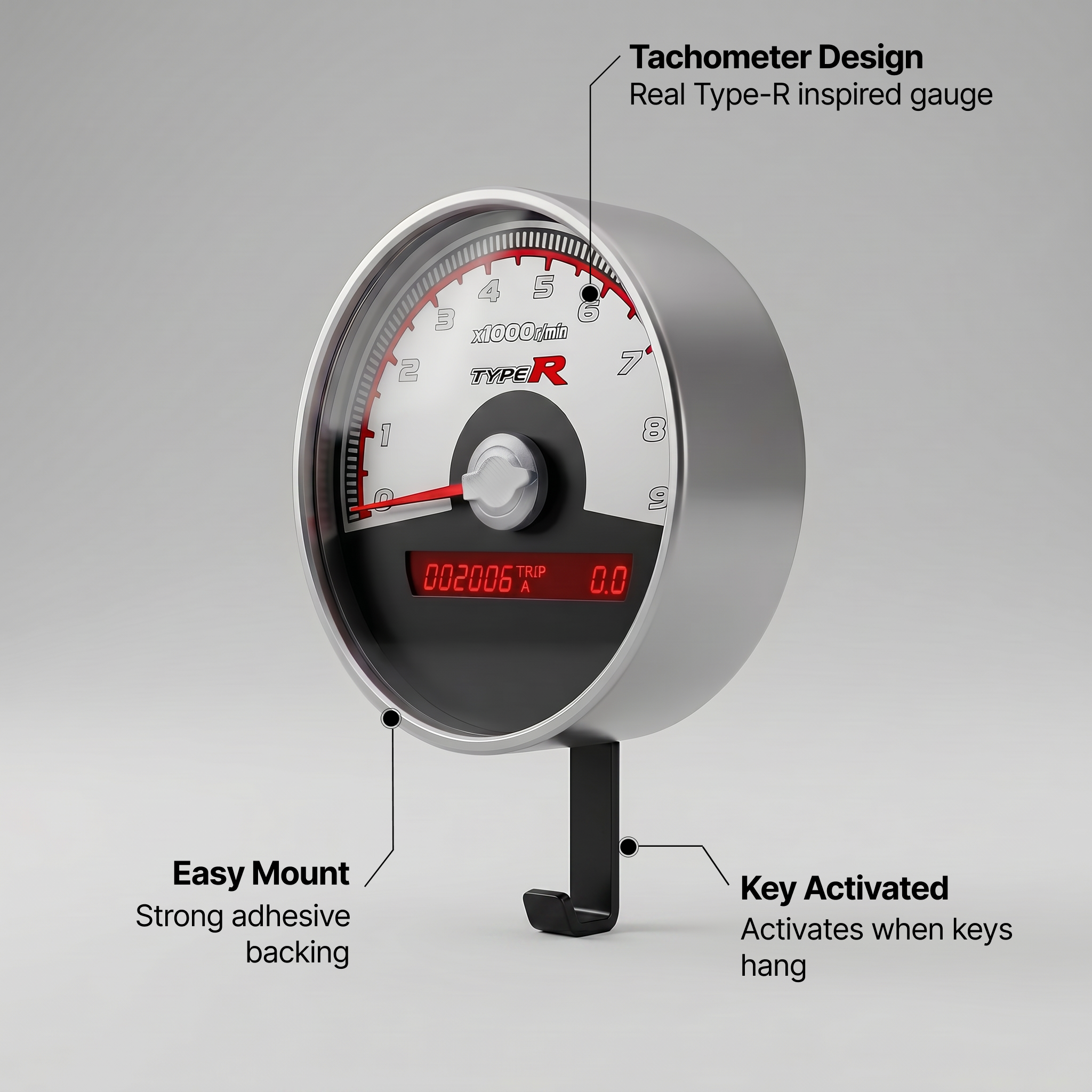 Type R Tachometer Key Hook