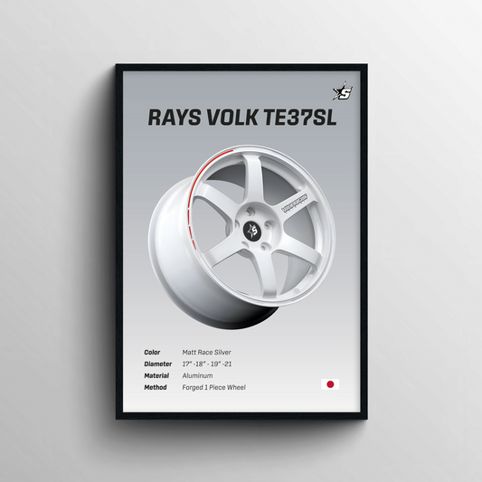VOLK TE37 WHITE