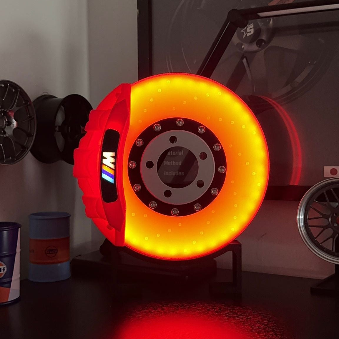 BrakeGlow Disc Lamp™ — High-Performance Brake Disc Ambient Lamp