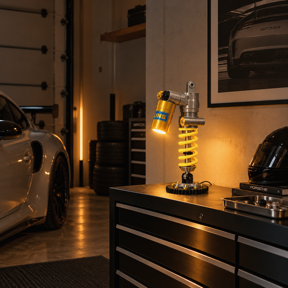 Industrial Style LED Desk Lamp