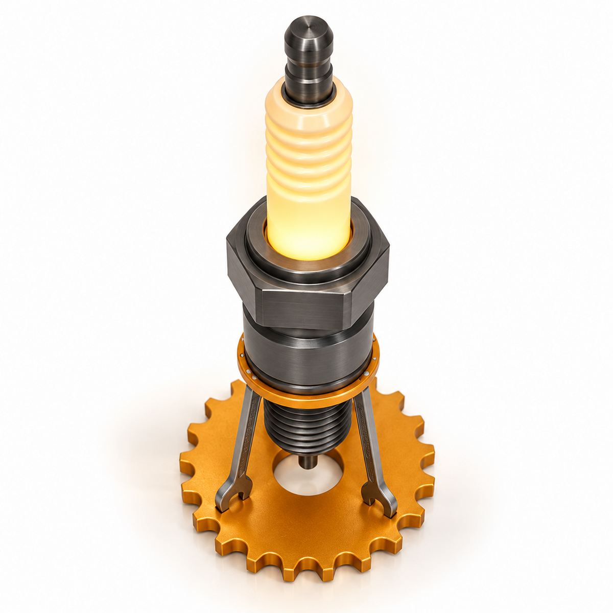 Spark Plug Shaped Industrial Lamp