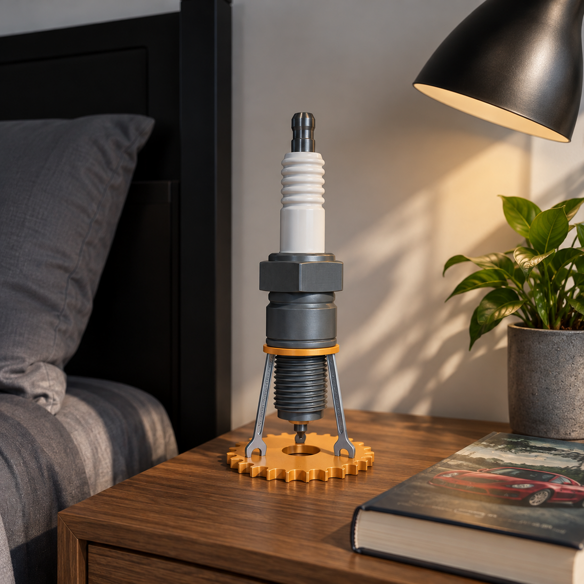 Spark Plug Shaped Industrial Lamp