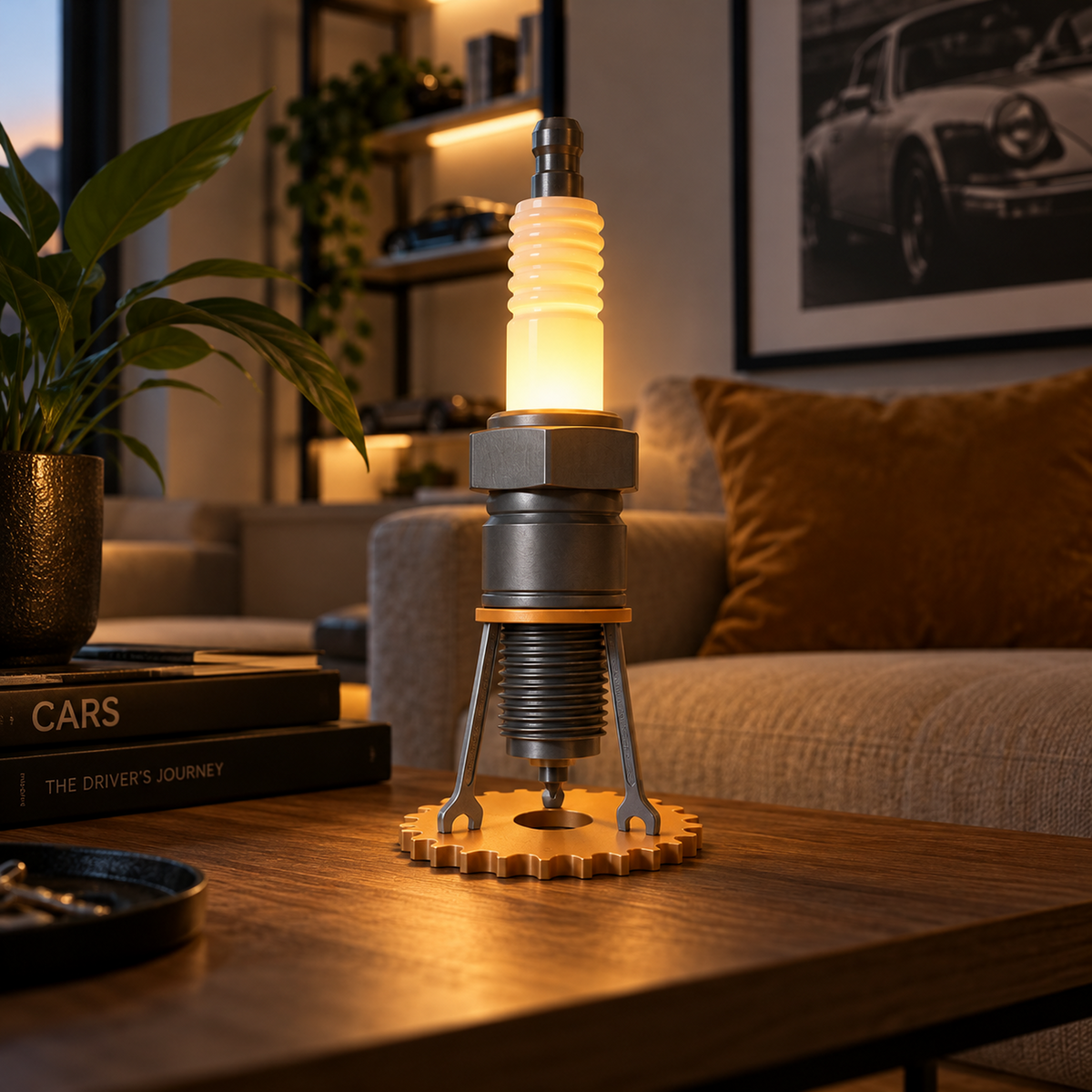Spark Plug Shaped Industrial Lamp