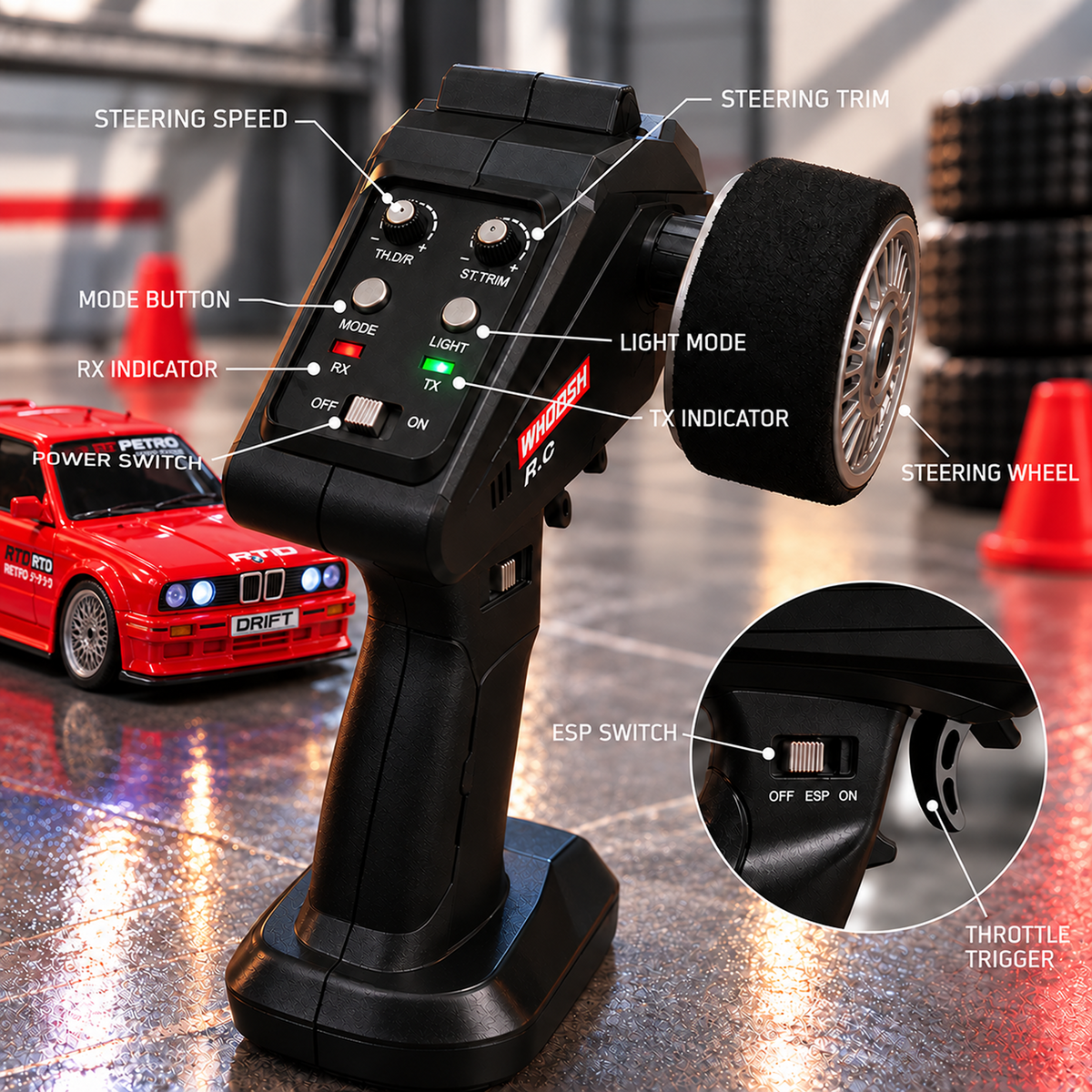 BMW E30 M3 4WD RC Drift Car