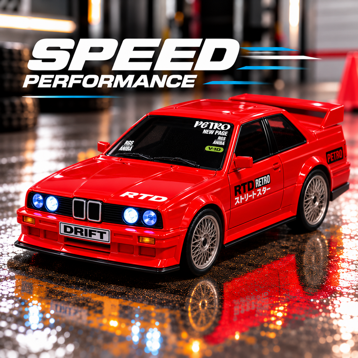BMW E30 M3 4WD RC Drift Car