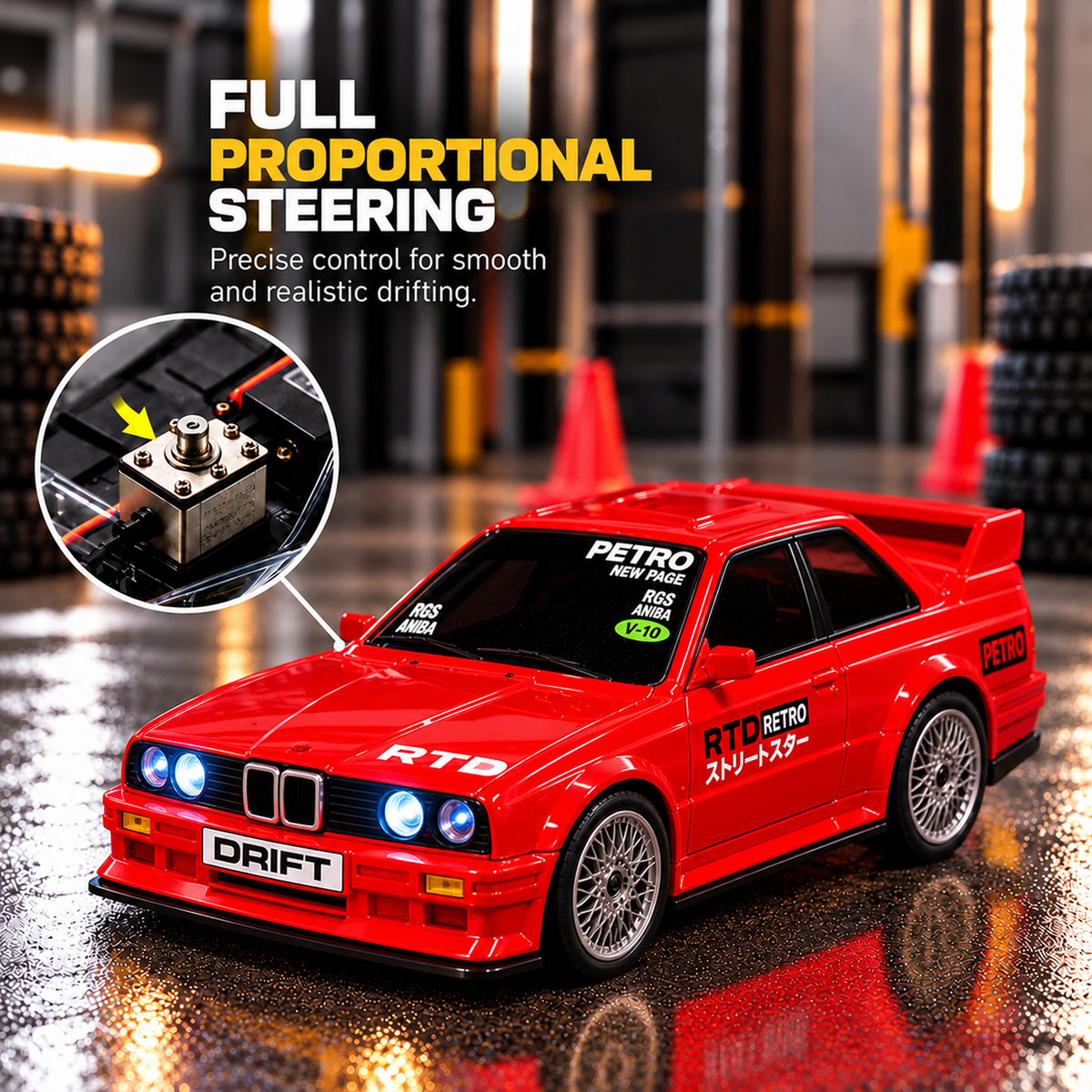 BMW E30 M3 4WD RC Drift Car