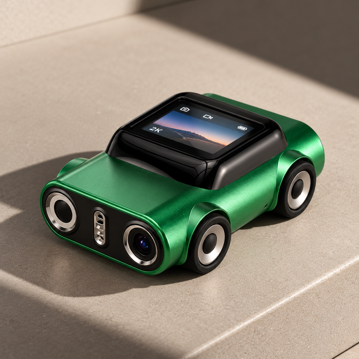 Compact Wearable Keychain Camera 128GB
