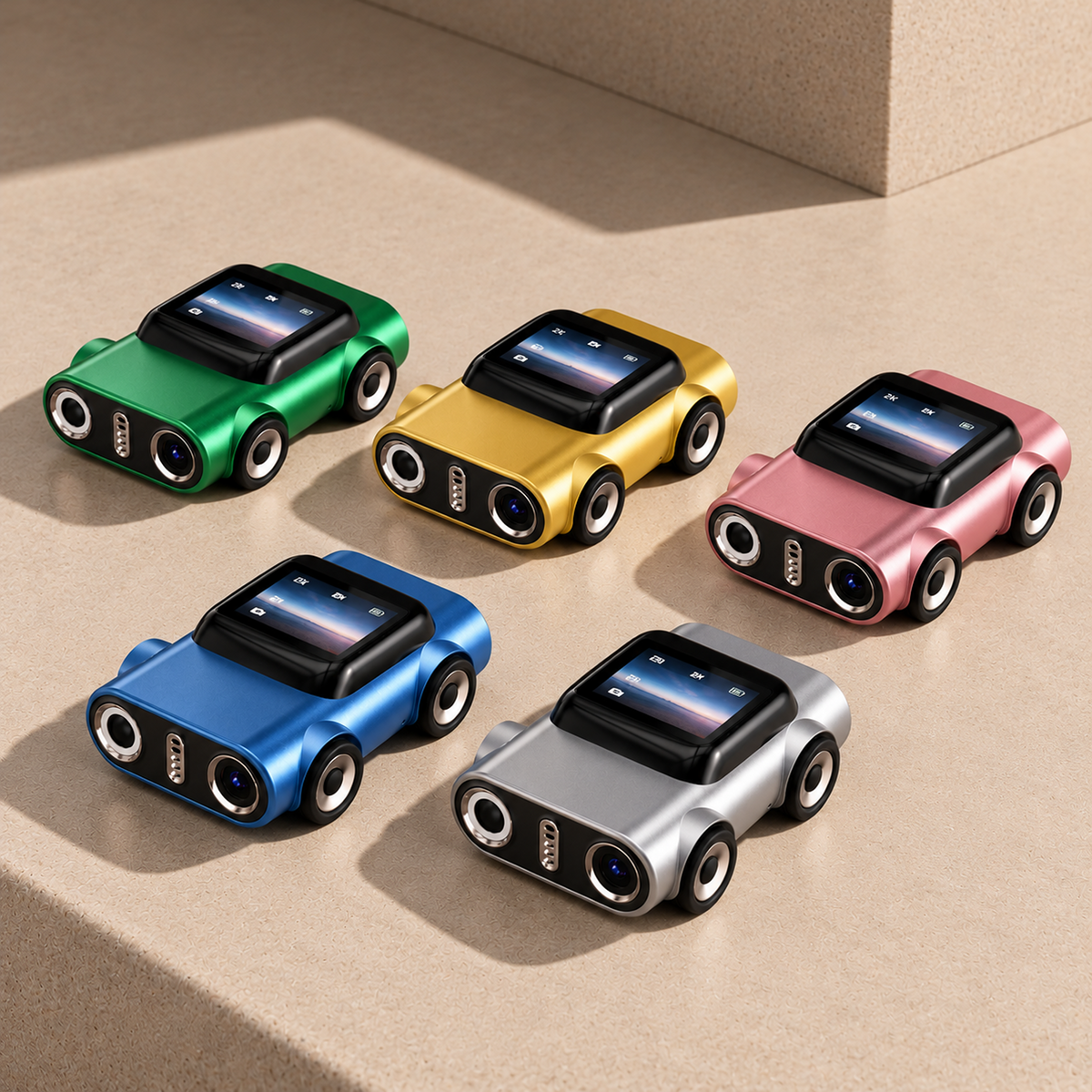 Compact Wearable Keychain Camera 128GB