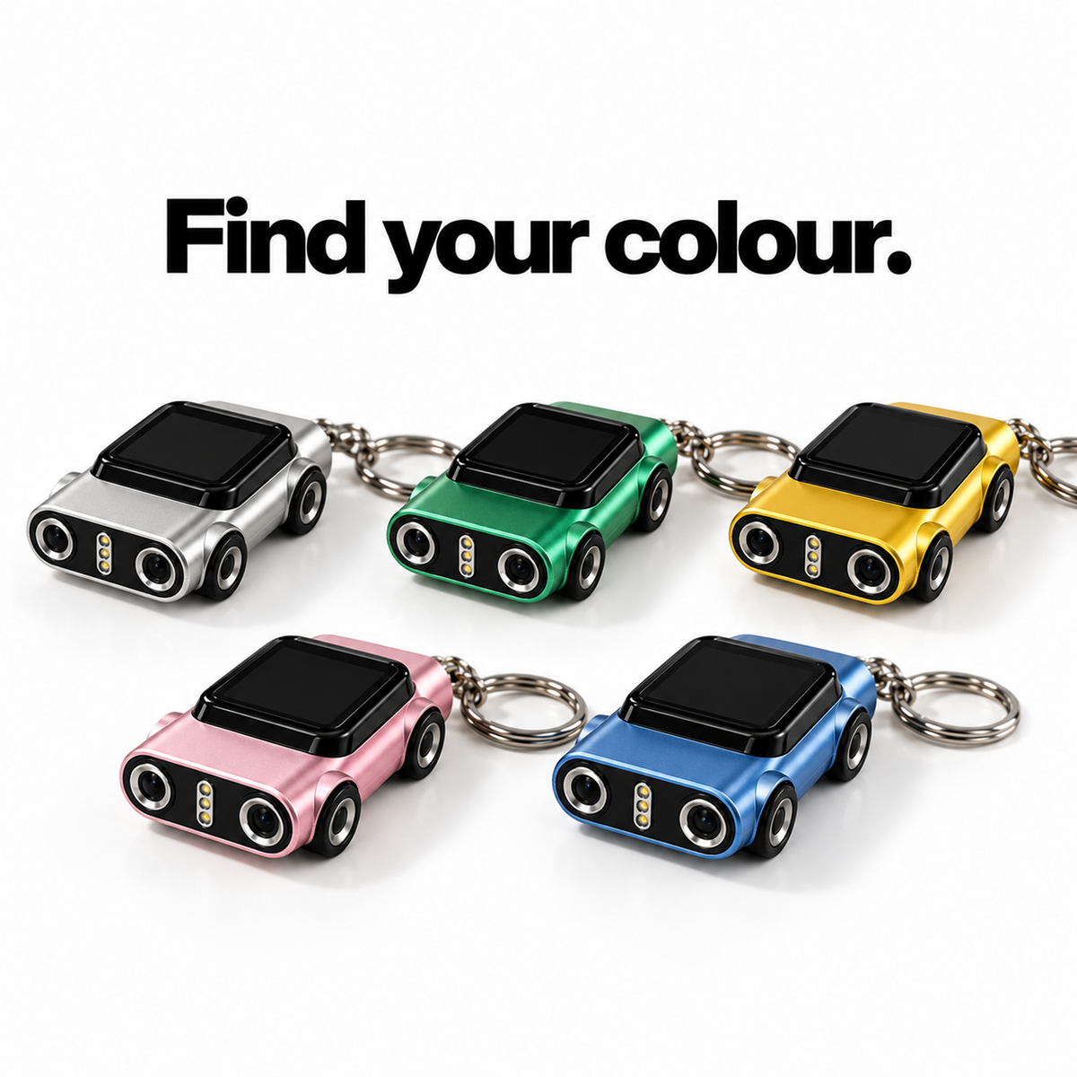 Compact Wearable Keychain Camera 128GB