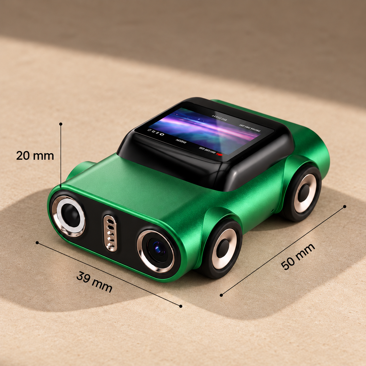 Compact Wearable Keychain Camera 128GB