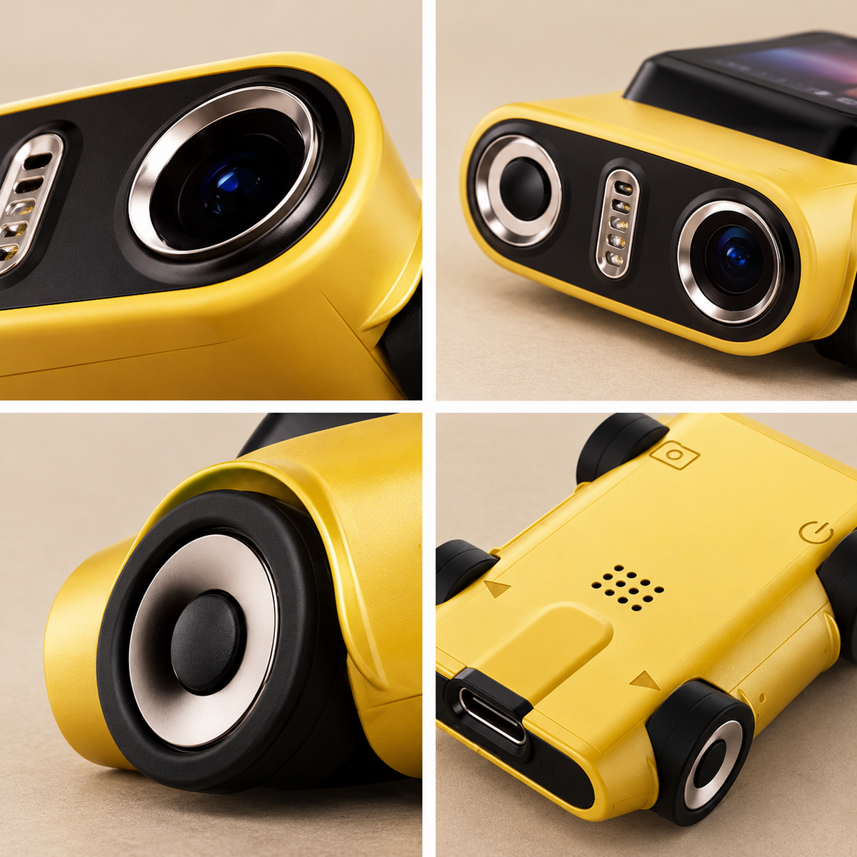 Compact Wearable Keychain Camera 128GB