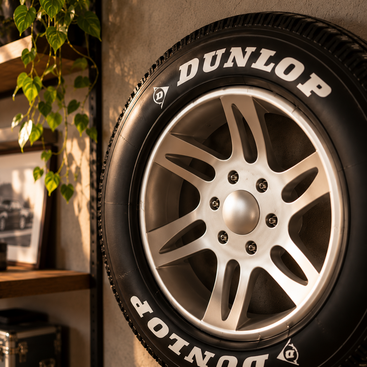 Dunlop Heritage Wheel Wall Decor