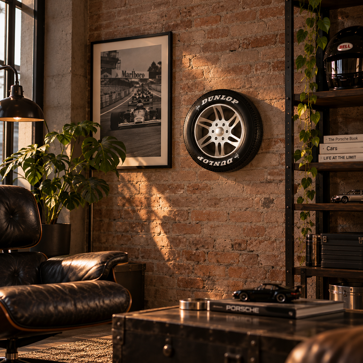 Dunlop Heritage Wheel Wall Decor