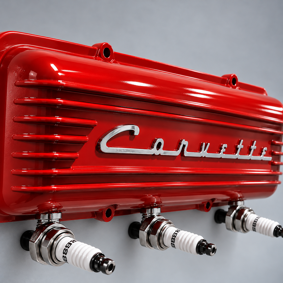 Corvette Script Valve Cover Hook Rack