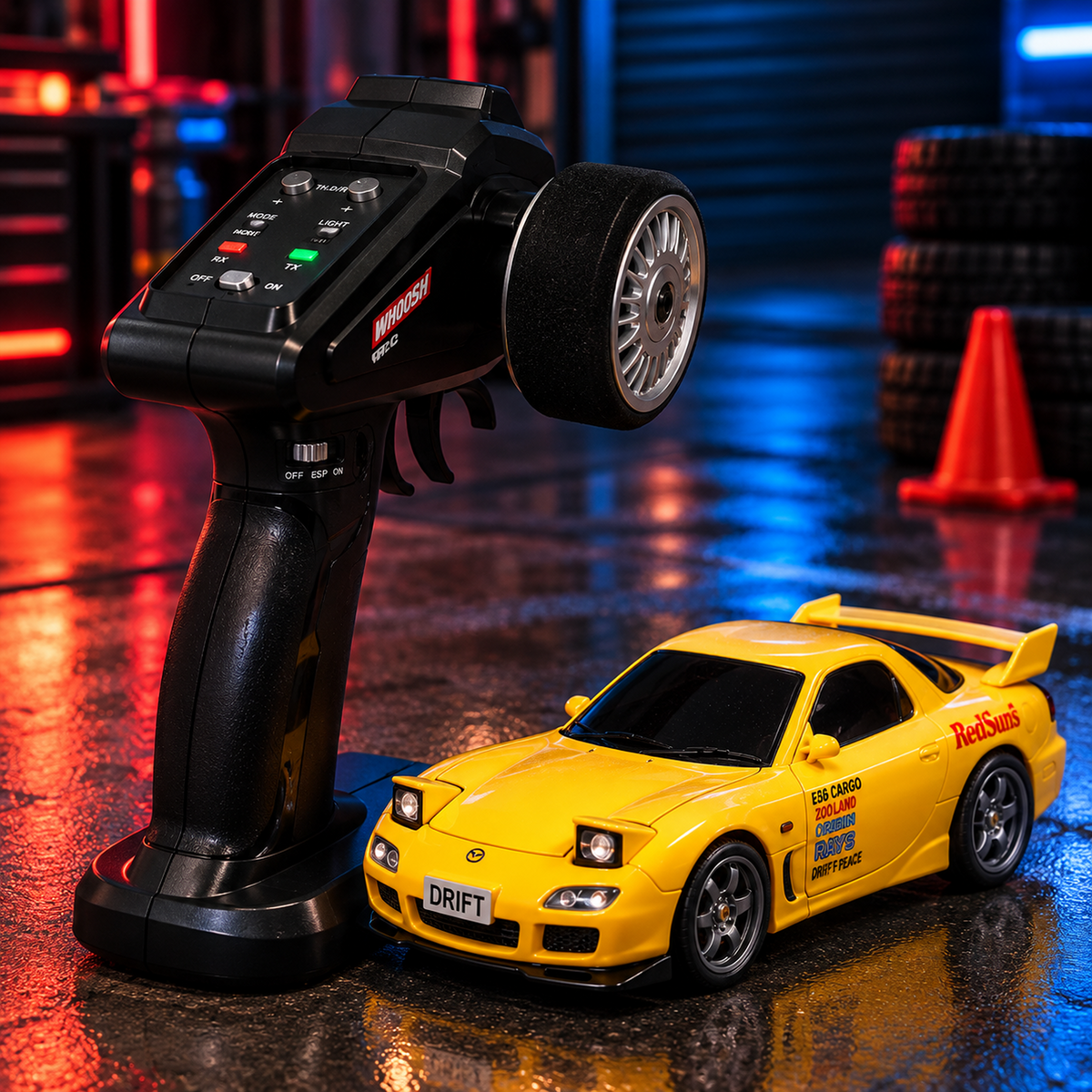 Mazda RX-7 4WD RC Drift Car