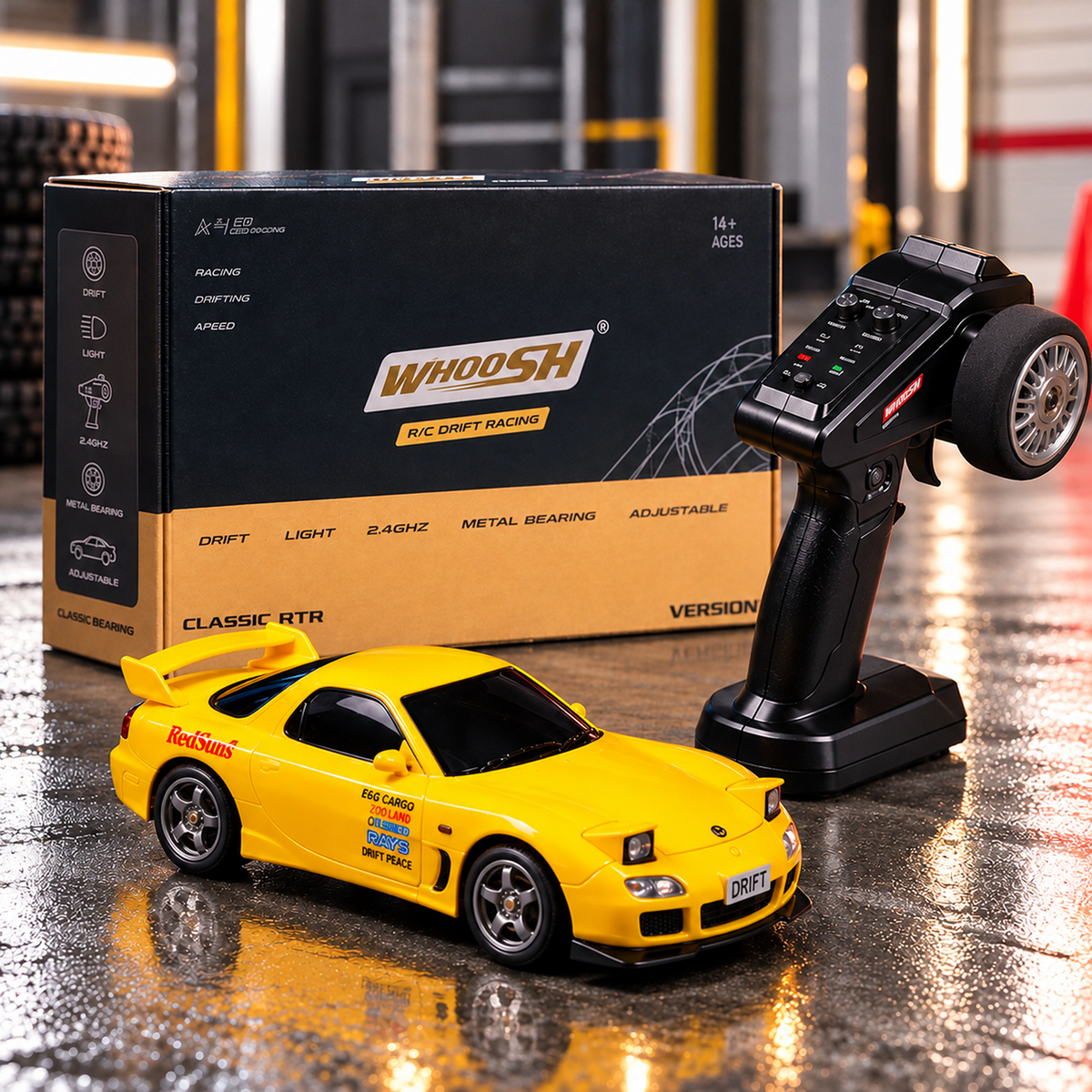 Mazda RX-7 4WD RC Drift Car