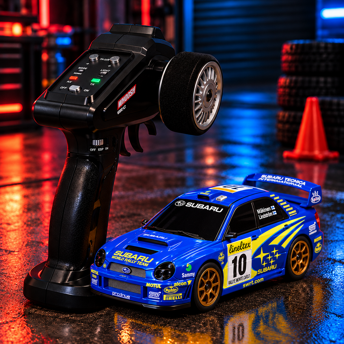 Subaru WRX STI WRC 4WD RC Drift Car