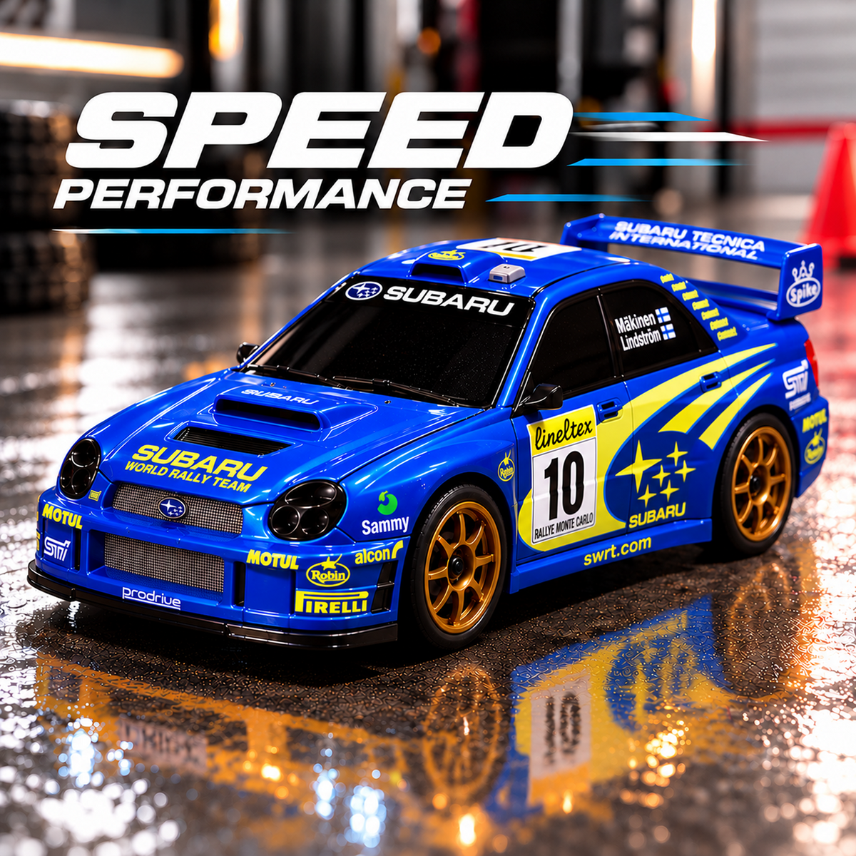 Subaru WRX STI WRC 4WD RC Drift Car